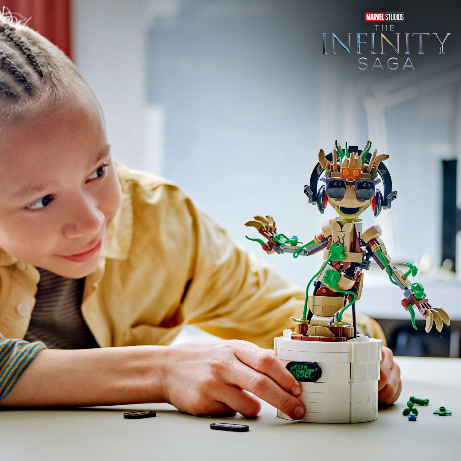 slide 2 of 6, LEGO Marvel Dancing Groot, Buildable Animated Guardians of the Galaxy Toy 76297, 1 ct