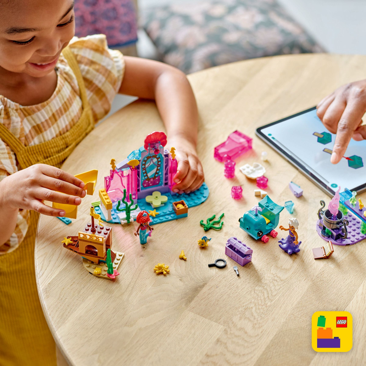 slide 2 of 4, LEGO Disney Princess Ariel's Crystal Cavern and Treasure Chest 43254, 1 ct