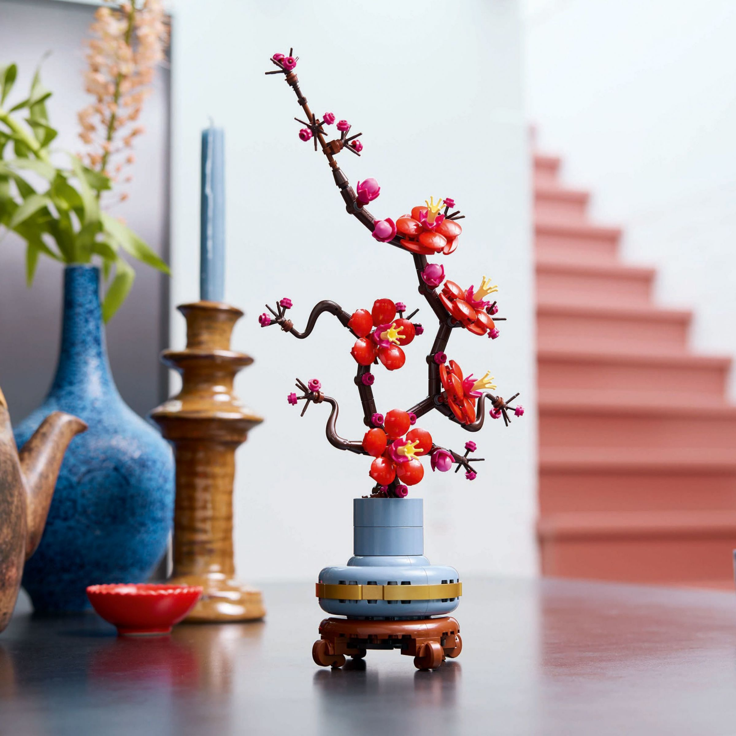 slide 2 of 6, LEGO Icons Plum Blossom Flower Décor Display Set for Office Décor 10369, 1 ct