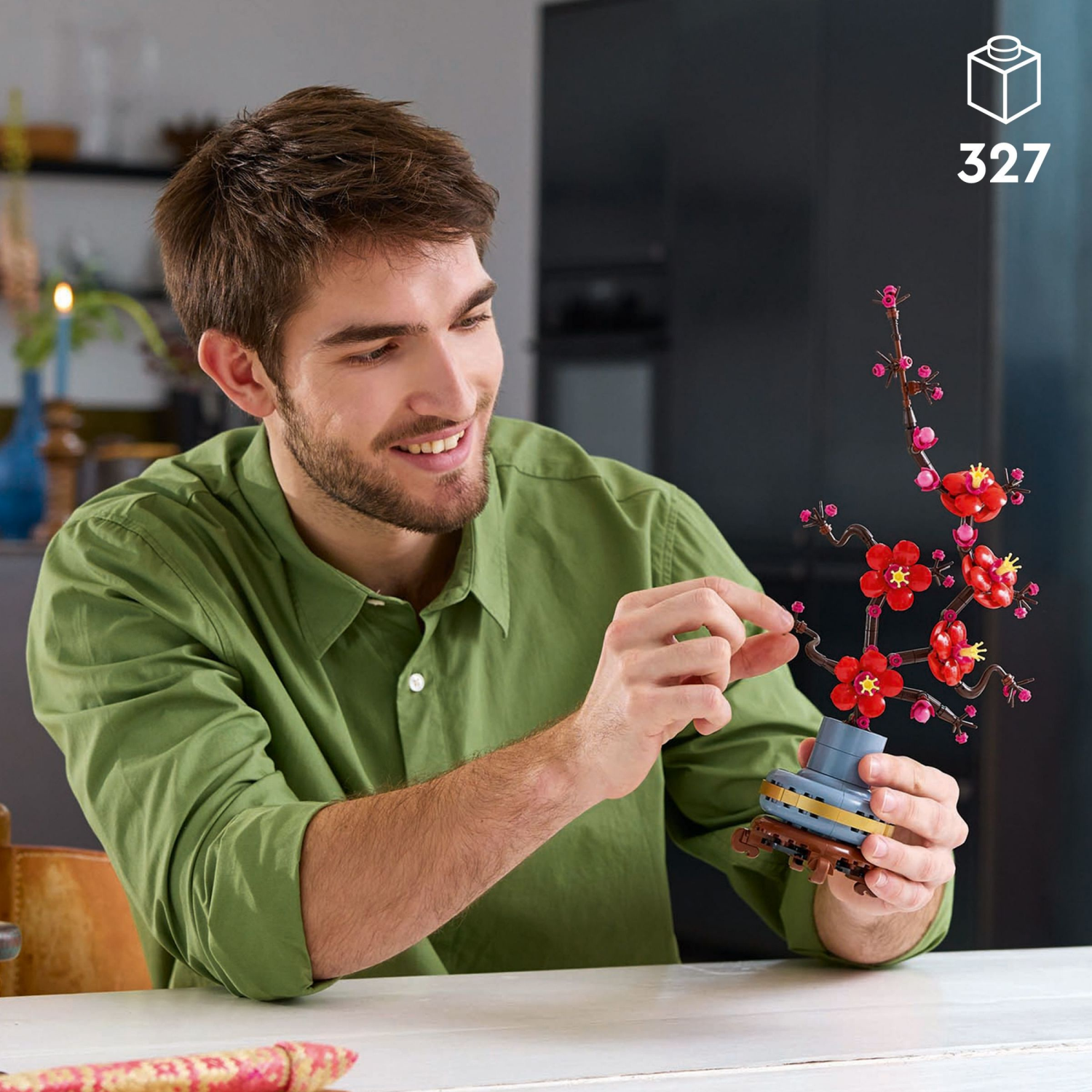 slide 5 of 6, LEGO Icons Plum Blossom Flower Décor Display Set for Office Décor 10369, 1 ct