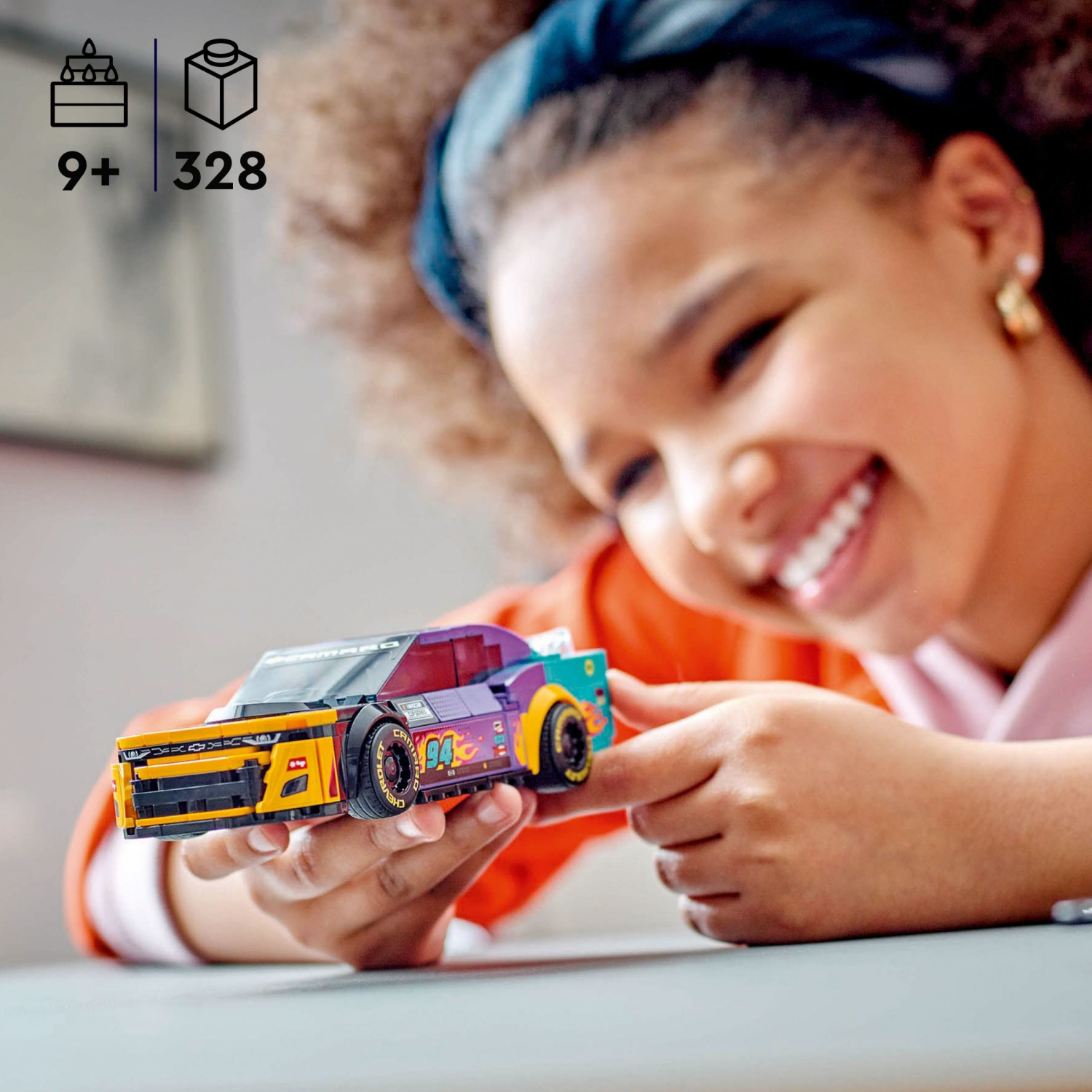 slide 5 of 5, LEGO Speed Champions NASCAR Next Gen Chevrolet Camaro ZL1 76935, 1 ct