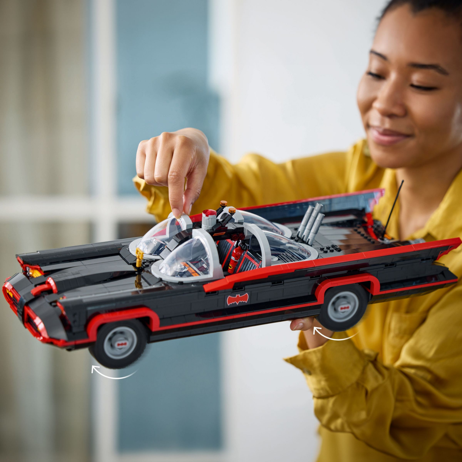 slide 3 of 6, LEGO DC Batman: The Classic TV Series Batmobile Set and DC Collectibles 76328, 1 ct