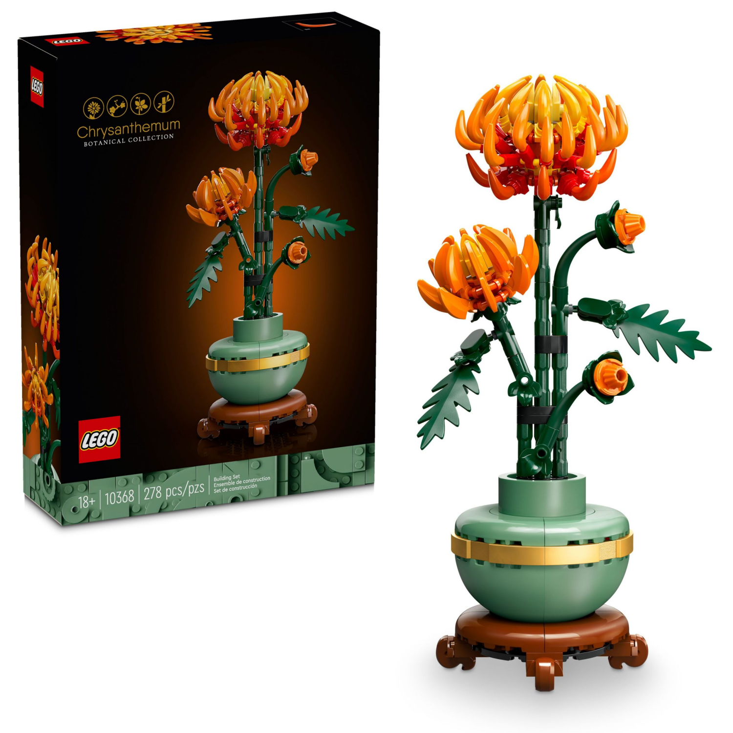 slide 1 of 6, LEGO® Chrysanthemum 10368, 278 ct