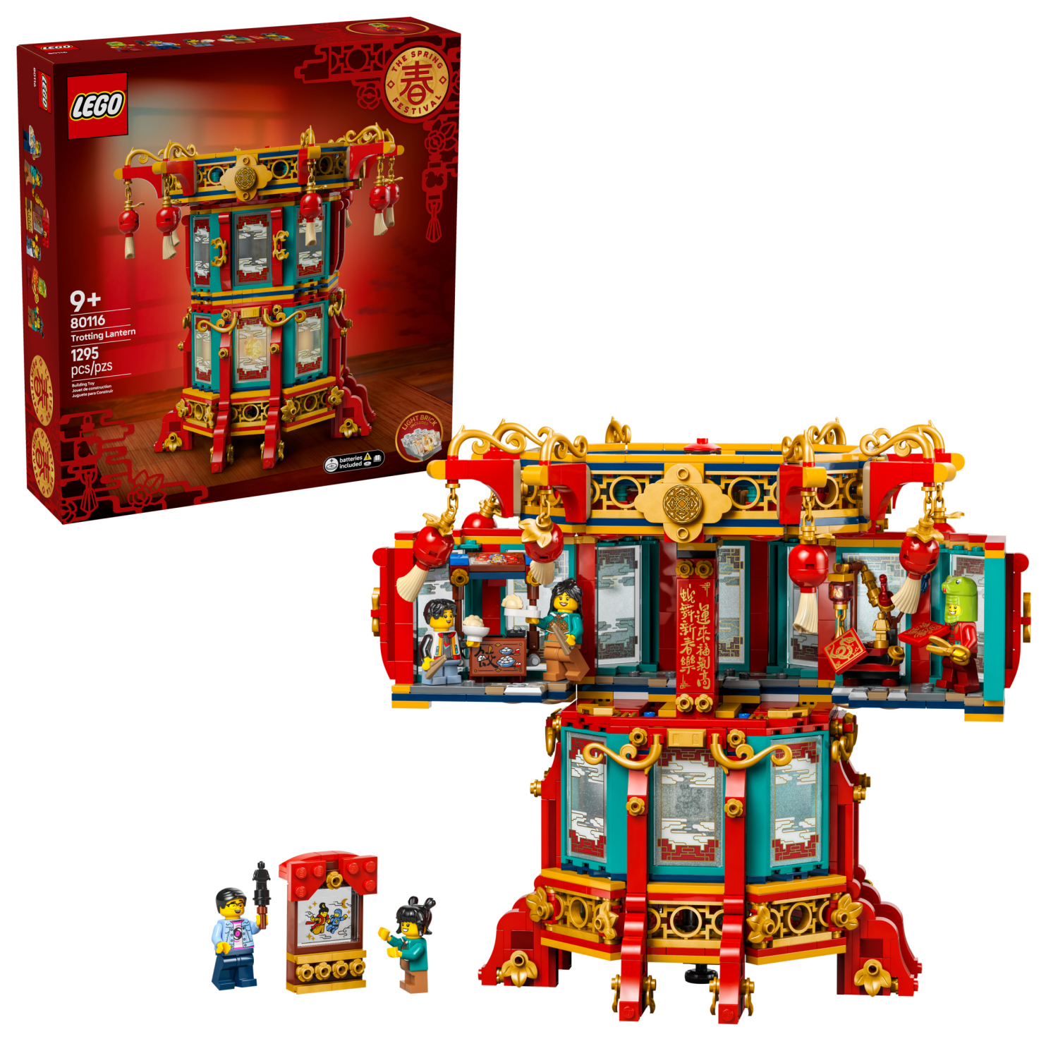 slide 1 of 6, LEGO Spring Festival Trotting Lantern Building Toy 80116, 1 ct