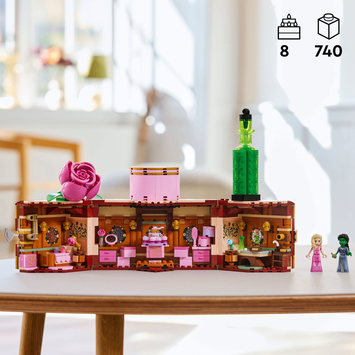 slide 2 of 6, LEGO Wicked Glinda & Elphabas Dormitory Collectible Toys, Kids Witch Toys 75683, 1 ct