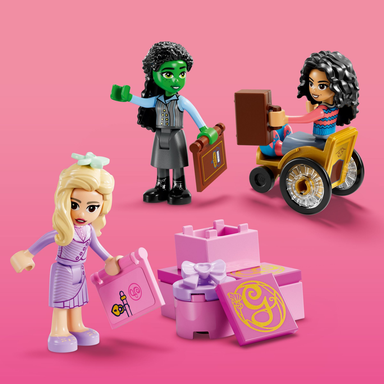 slide 4 of 5, LEGO Wicked Glinda, Elphaba & Nessarose at Shiz University, Dollhouse Toy 75681, 1 ct