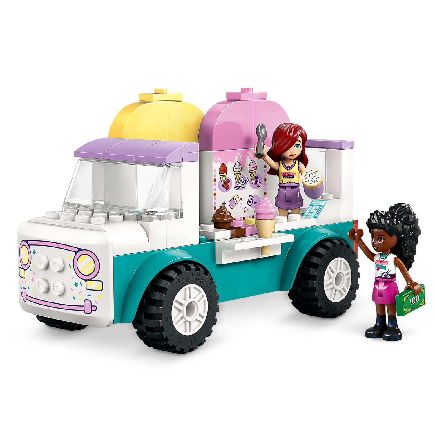 slide 5 of 6, LEGO Friends Heartlake City Ice Cream Truck Building Toy 42644, 1 ct