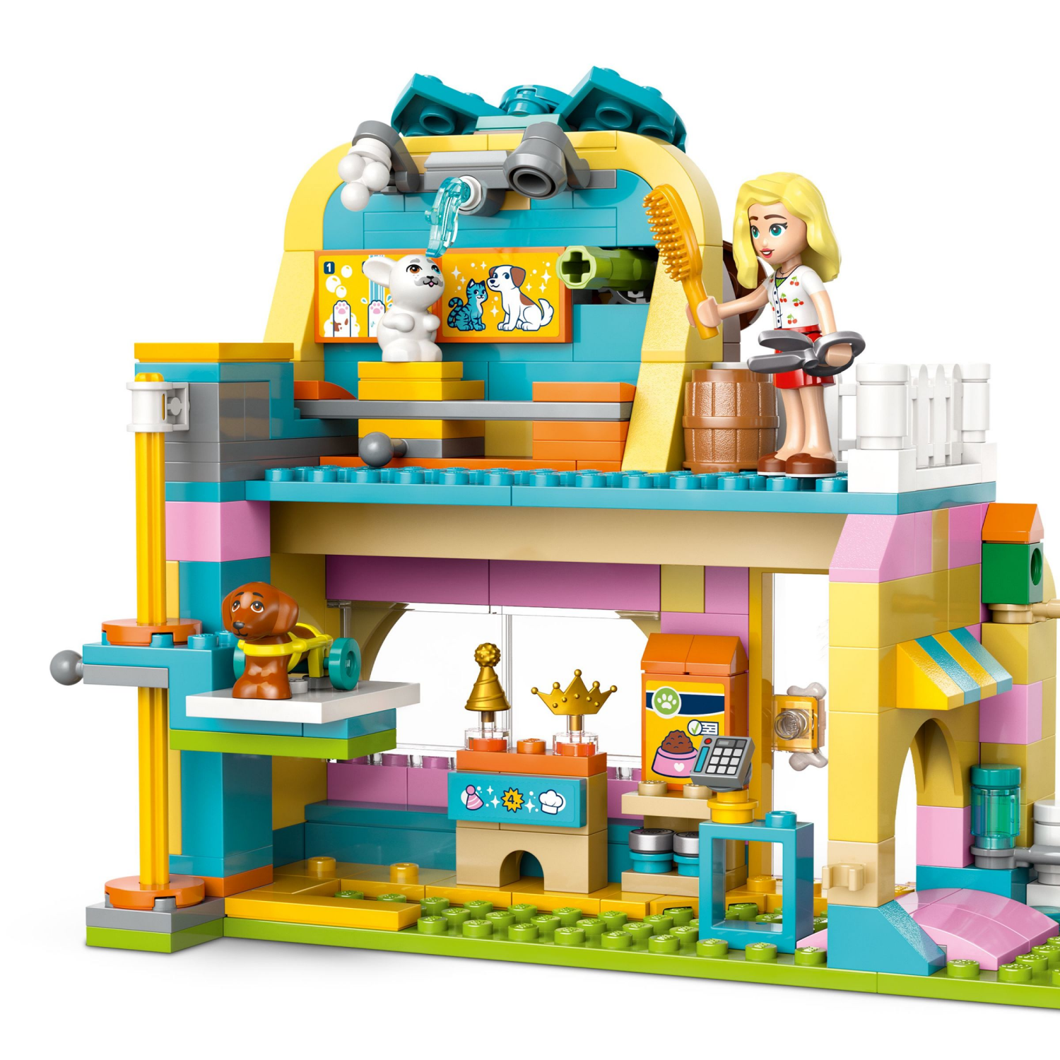 slide 5 of 6, LEGO Friends Pet Accessories Shop Pretend Play Set 42650, 1 ct