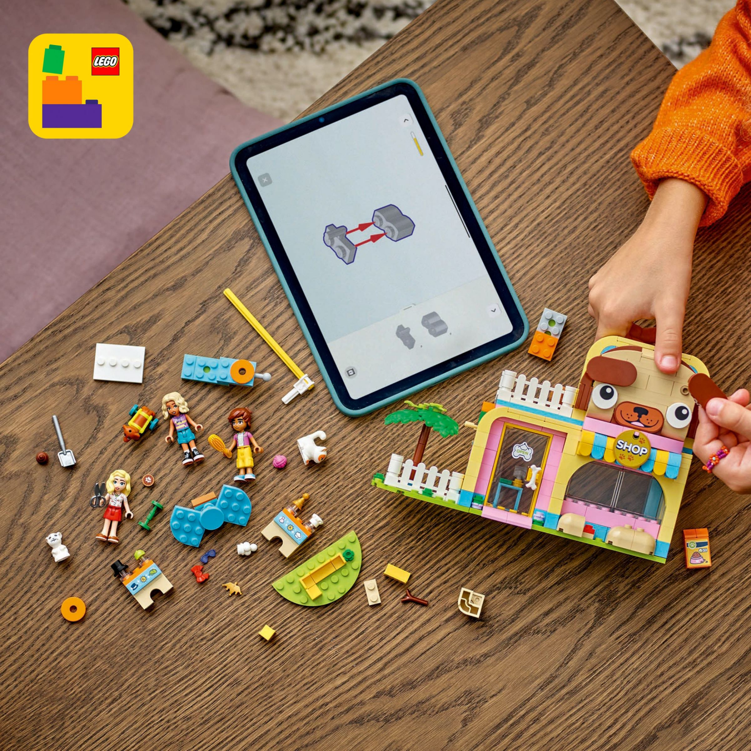 slide 6 of 6, LEGO Friends Pet Accessories Shop Pretend Play Set 42650, 1 ct