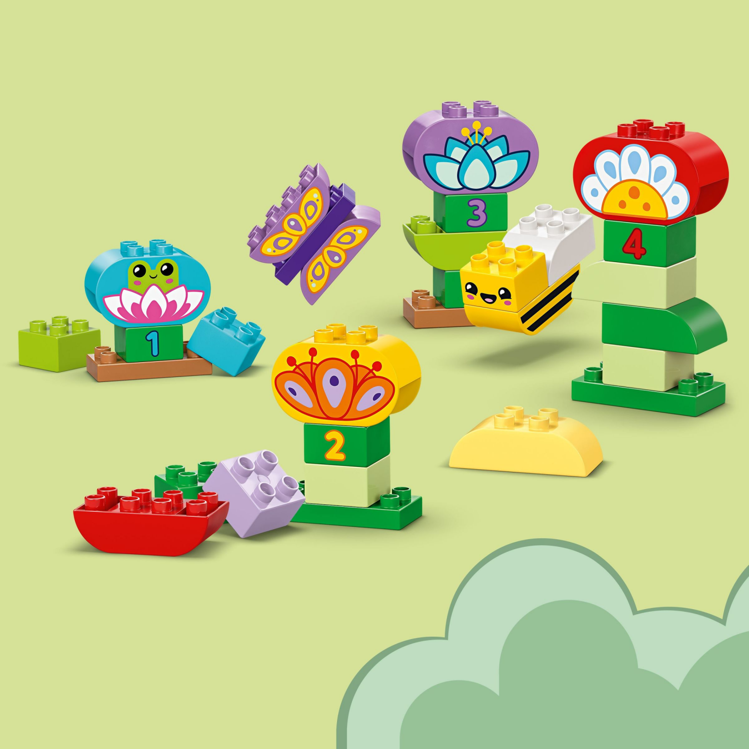 slide 4 of 6, LEGO DUPLO Town Creative Garden & Flowers Building Toy 10444, 1 ct