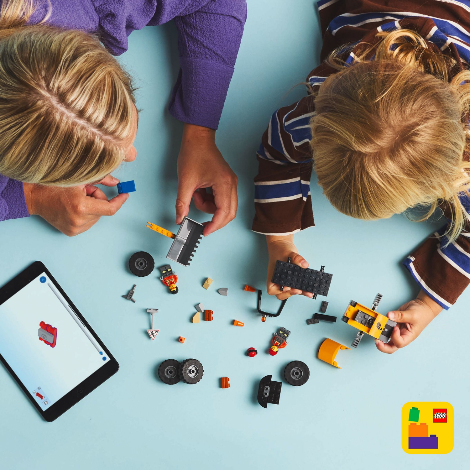 slide 4 of 6, LEGO City Yellow Construction Wheel Loader Building Toy 60450, 1 ct