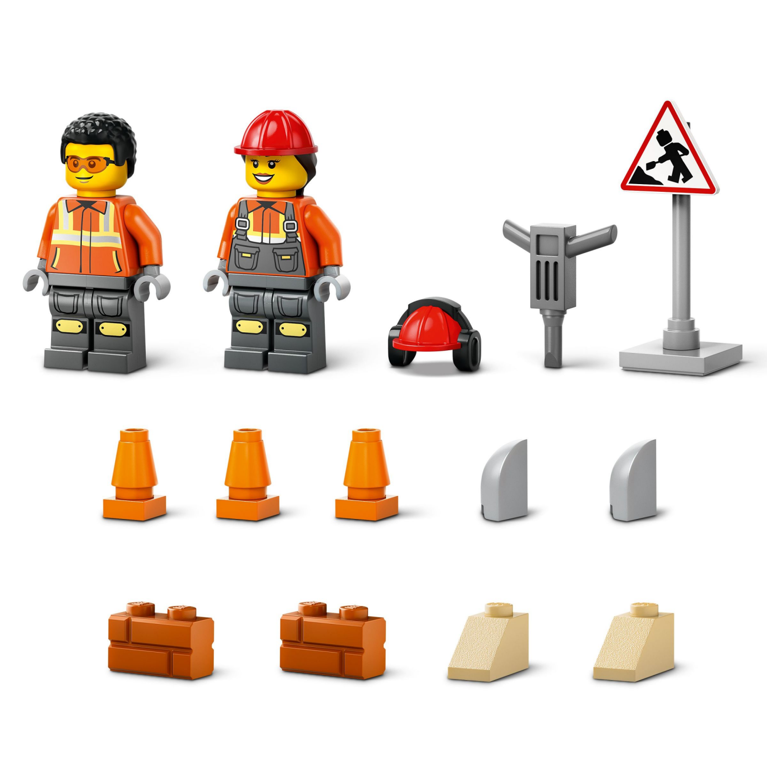 slide 6 of 6, LEGO City Yellow Construction Wheel Loader Building Toy 60450, 1 ct