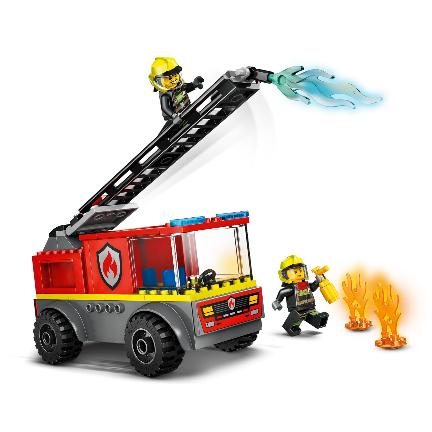 slide 5 of 6, LEGO City Fire Ladder Truck Toddler Building Toy 60463, 1 ct