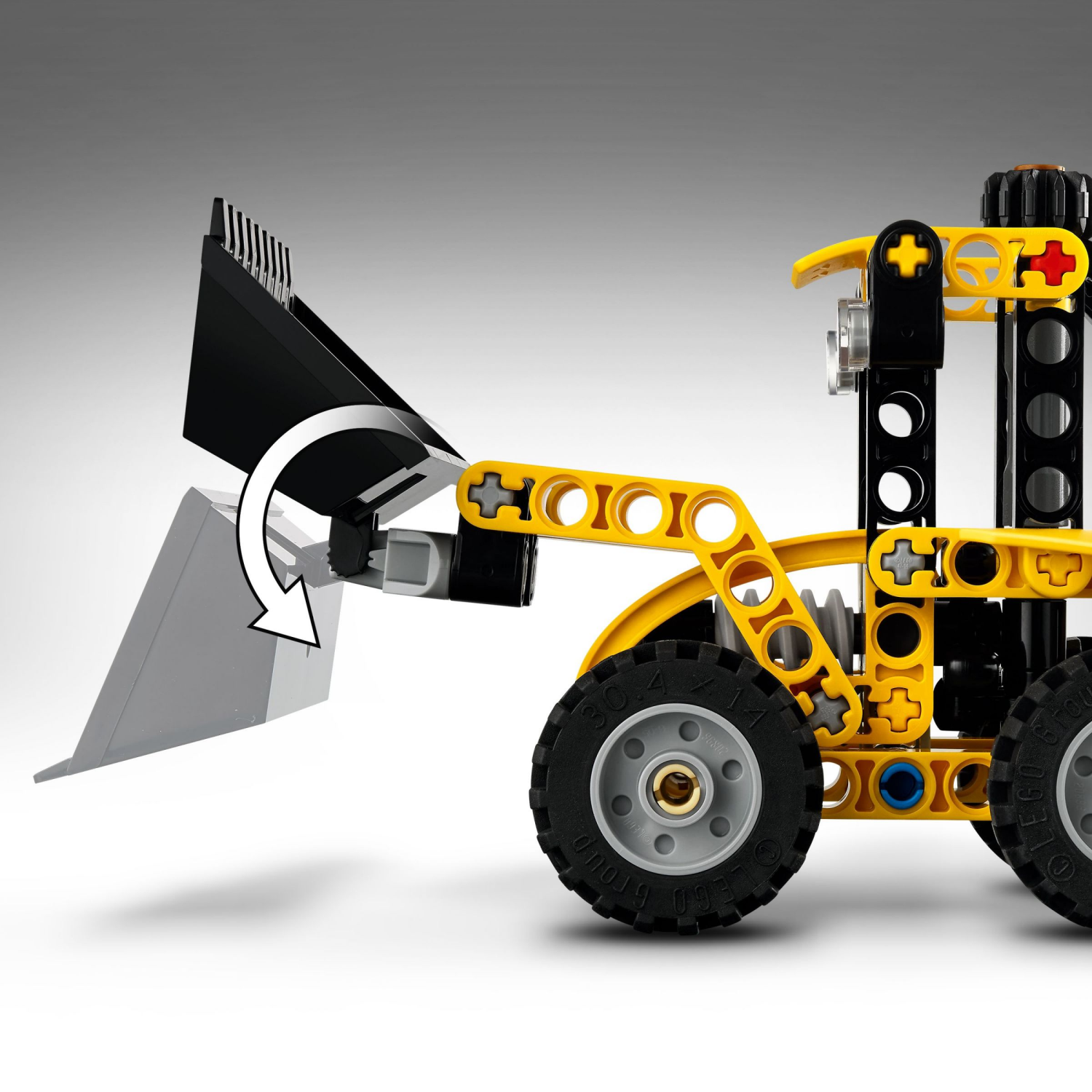 slide 5 of 6, LEGO Technic Backhoe Loader Construction Toy 42197, 1 ct
