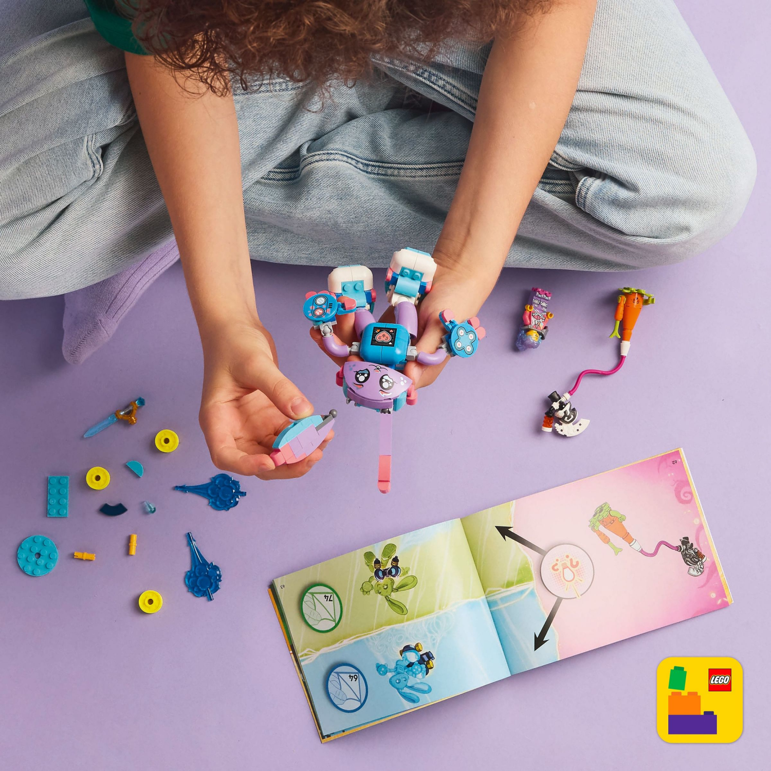 slide 6 of 6, LEGO DREAMZzz Izzie and Bunchurro the Gaming Bunny Building Set 71490, 1 ct