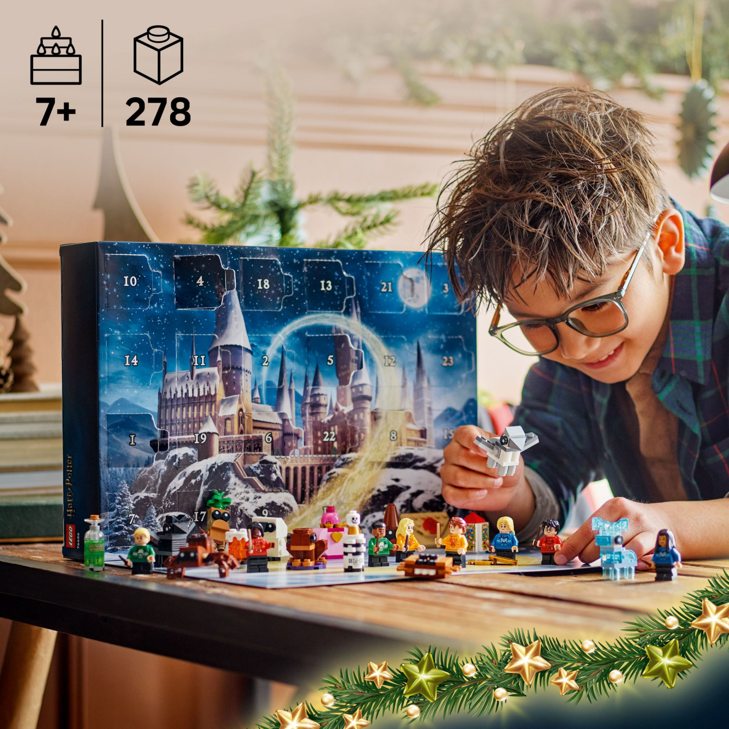 slide 2 of 6, LEGO Harry Potter Advent Calendar 2025 - 76456, 1 ct