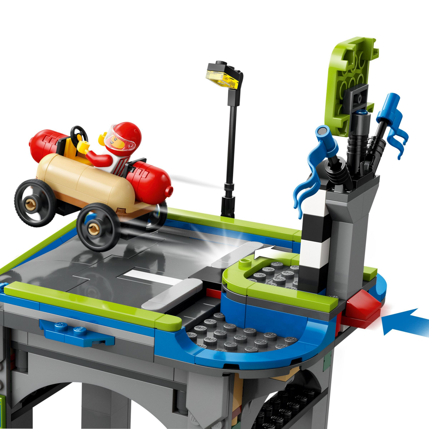 slide 3 of 6, LEGO City No Limits: Race Car Ramp Track Building Toy 60460, 1 ct