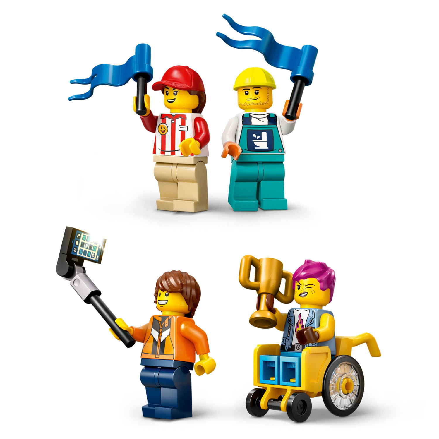 slide 6 of 6, LEGO City No Limits: Race Car Ramp Track Building Toy 60460, 1 ct