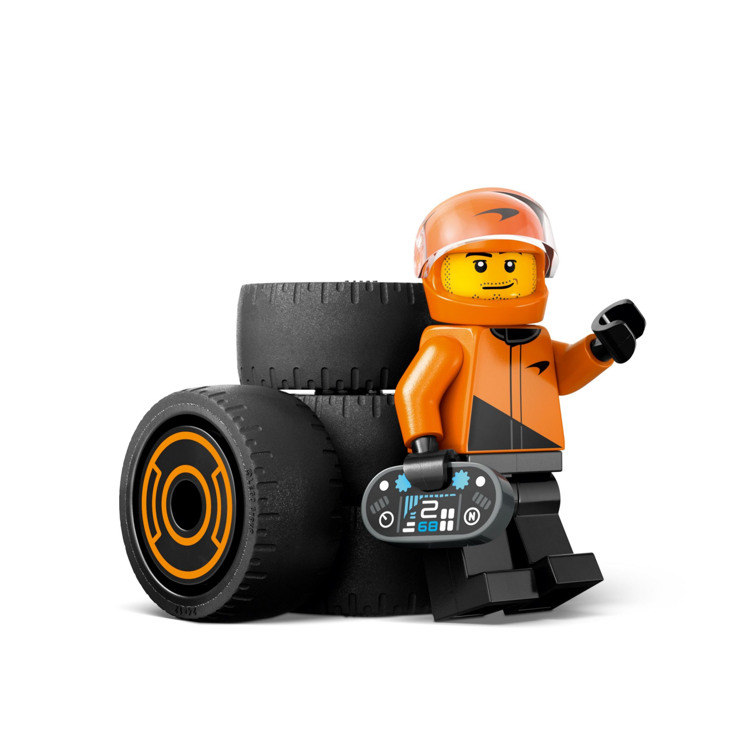 slide 4 of 6, LEGO City F1 Driver with McLaren Race Car Building Toy 60442, 1 ct