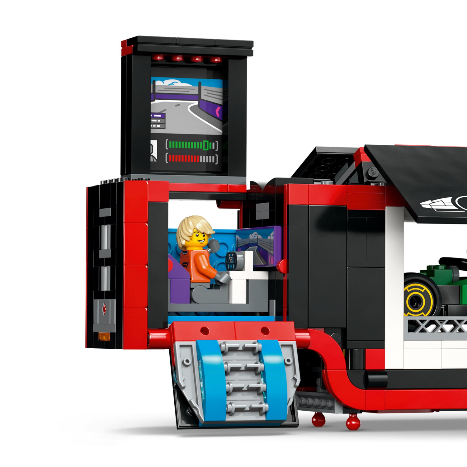 slide 5 of 6, LEGO City F1 Truck with RB20 & AMR24 F1 Car Toys 60445, 1 ct