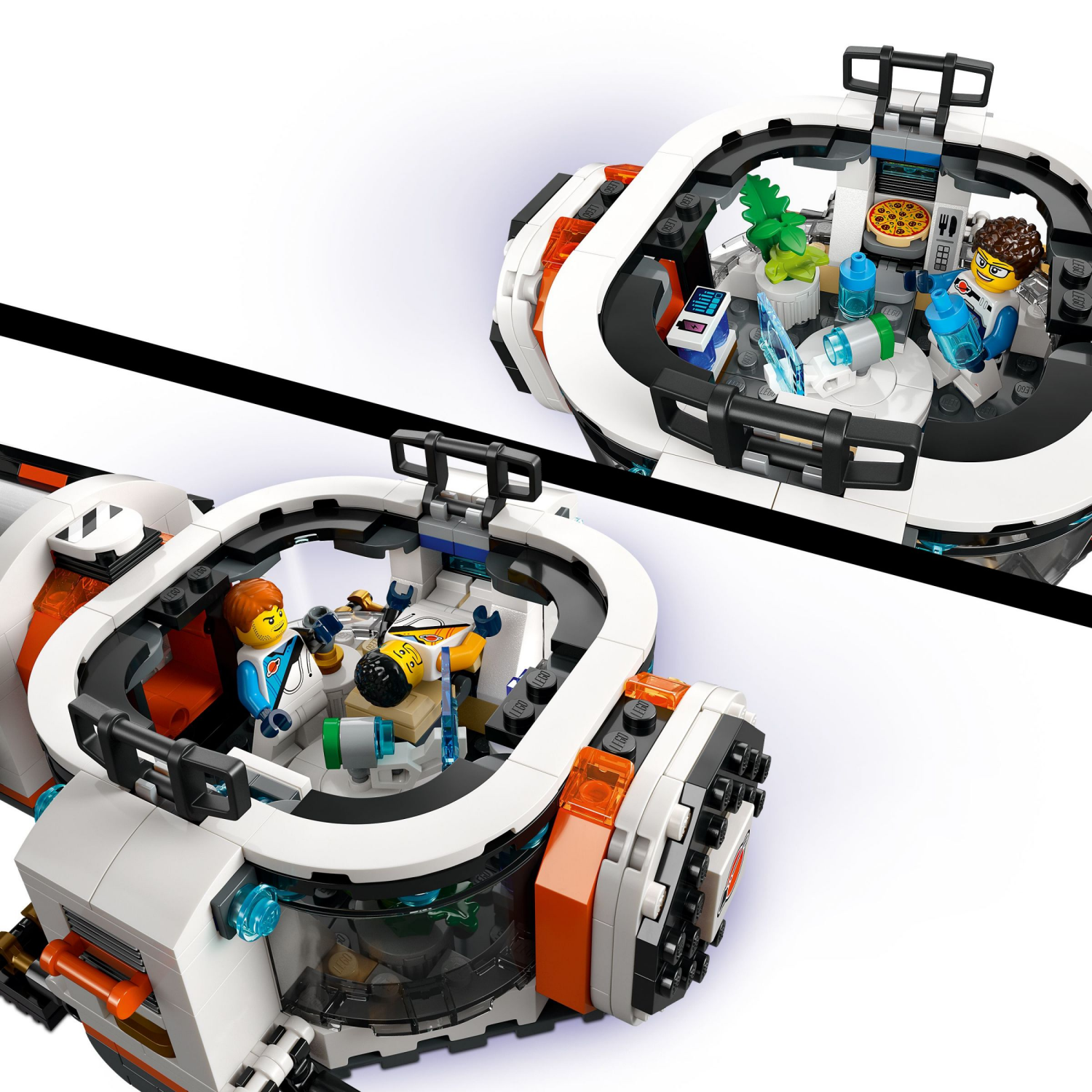 slide 4 of 6, LEGO City Modular Galactic Spaceship Building Toy 60446, 1 ct