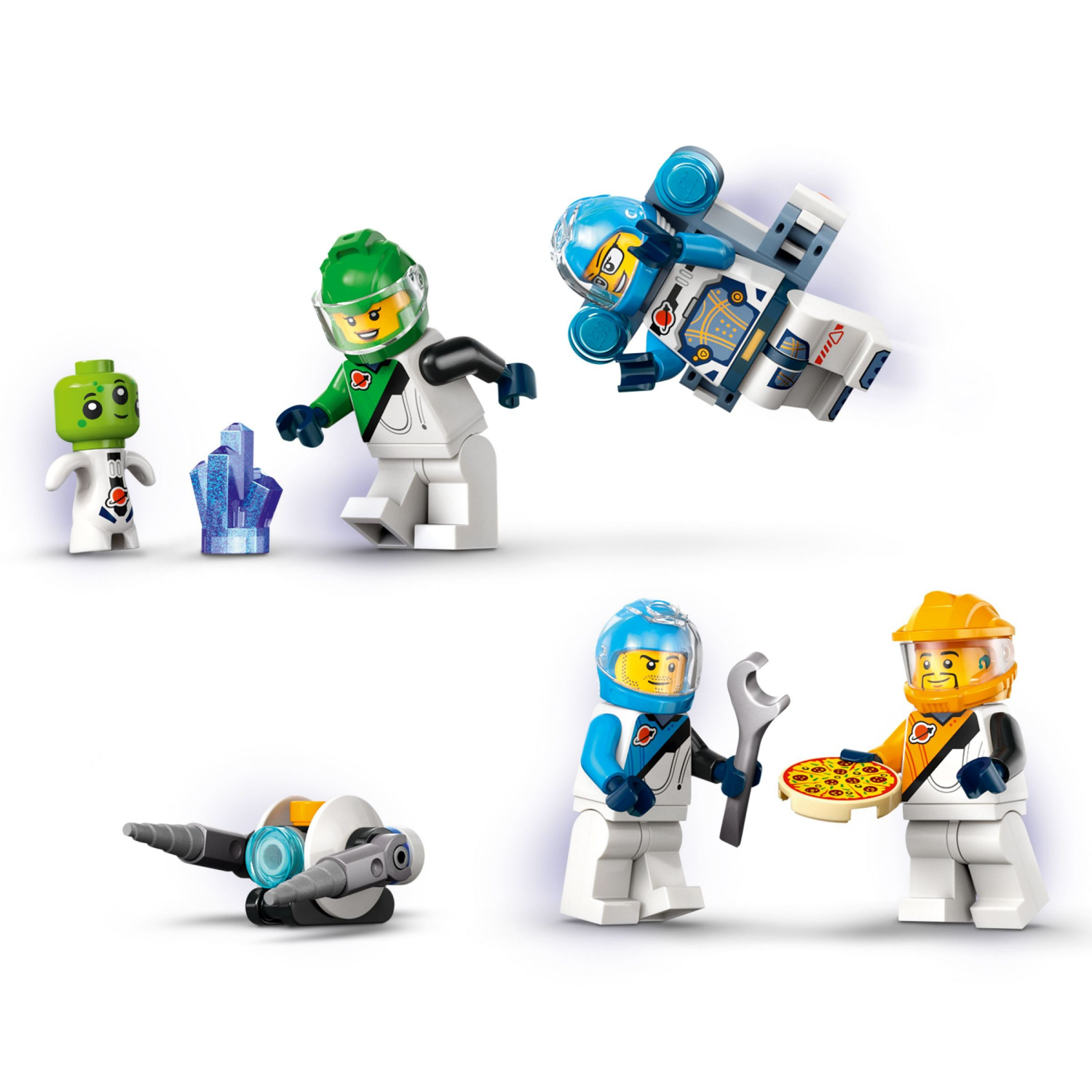 slide 6 of 6, LEGO City Modular Galactic Spaceship Building Toy 60446, 1 ct