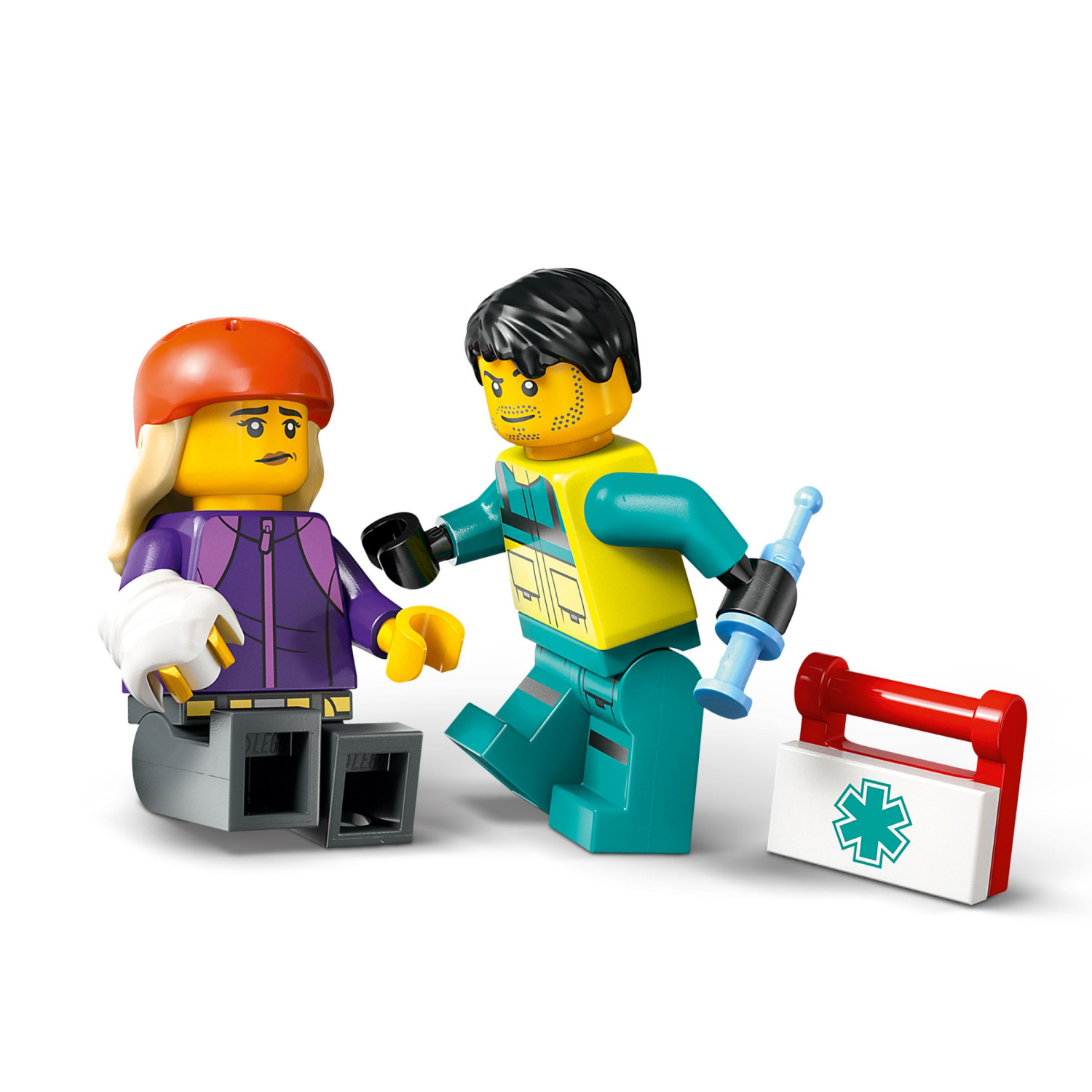 slide 4 of 6, LEGO City Emergency Ambulance Building Toy 60451, 1 ct