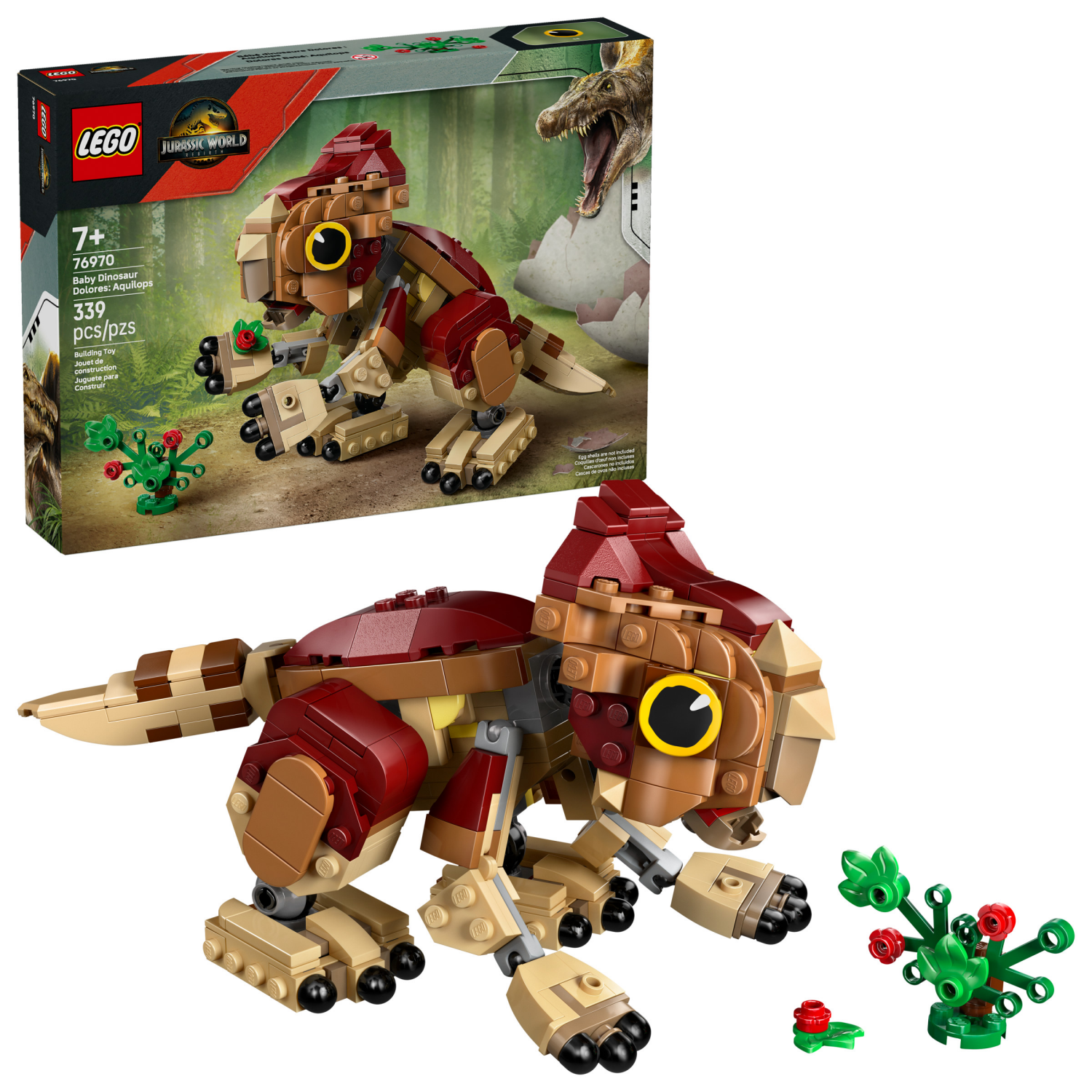 slide 1 of 6, LEGO Jurassic World Baby Dinosaur Dolores: Aquilops 76970, 1 ct