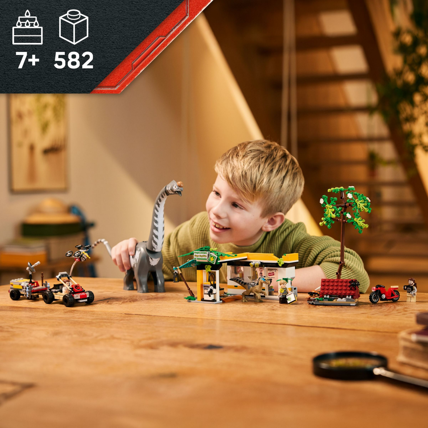 slide 2 of 6, LEGO Jurassic World Raptor & Titanosaurus Tracking Mission 76973, 1 ct