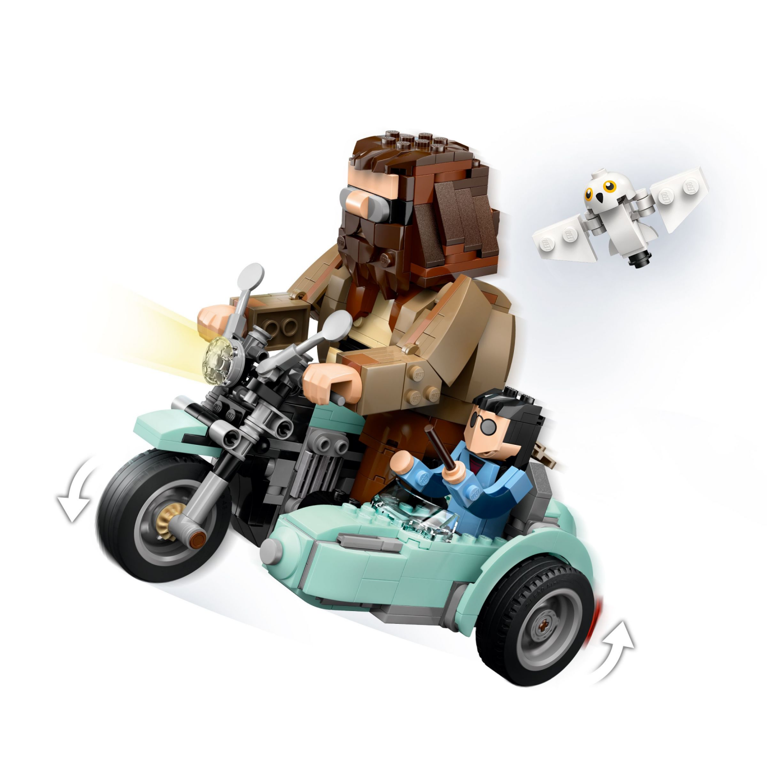 slide 5 of 6, LEGO Harry Potter Hagrid & Harry's Motorcycle Ride Building Toy 76443, 1 ct