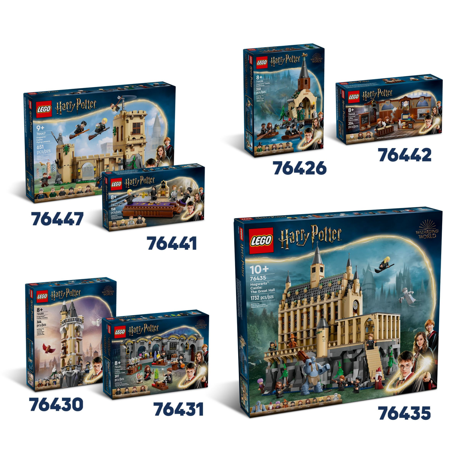 slide 6 of 6, LEGO Harry Potter Diagon Alley Wizarding Shops Collectible Building Set 76444, 1 ct