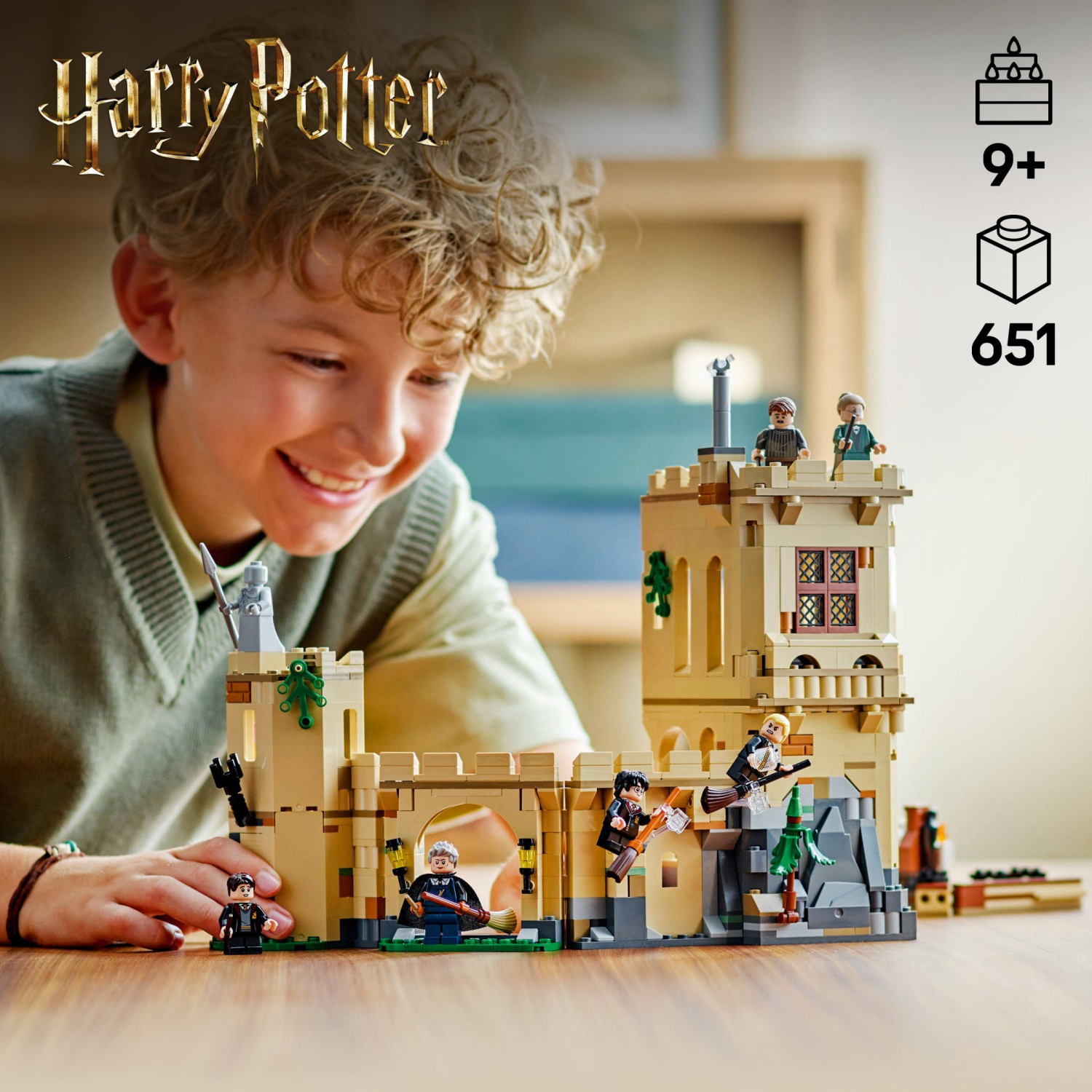 slide 2 of 6, LEGO Harry Potter Hogwarts Castle: Flying Lessons Building Toy 76447, 1 ct