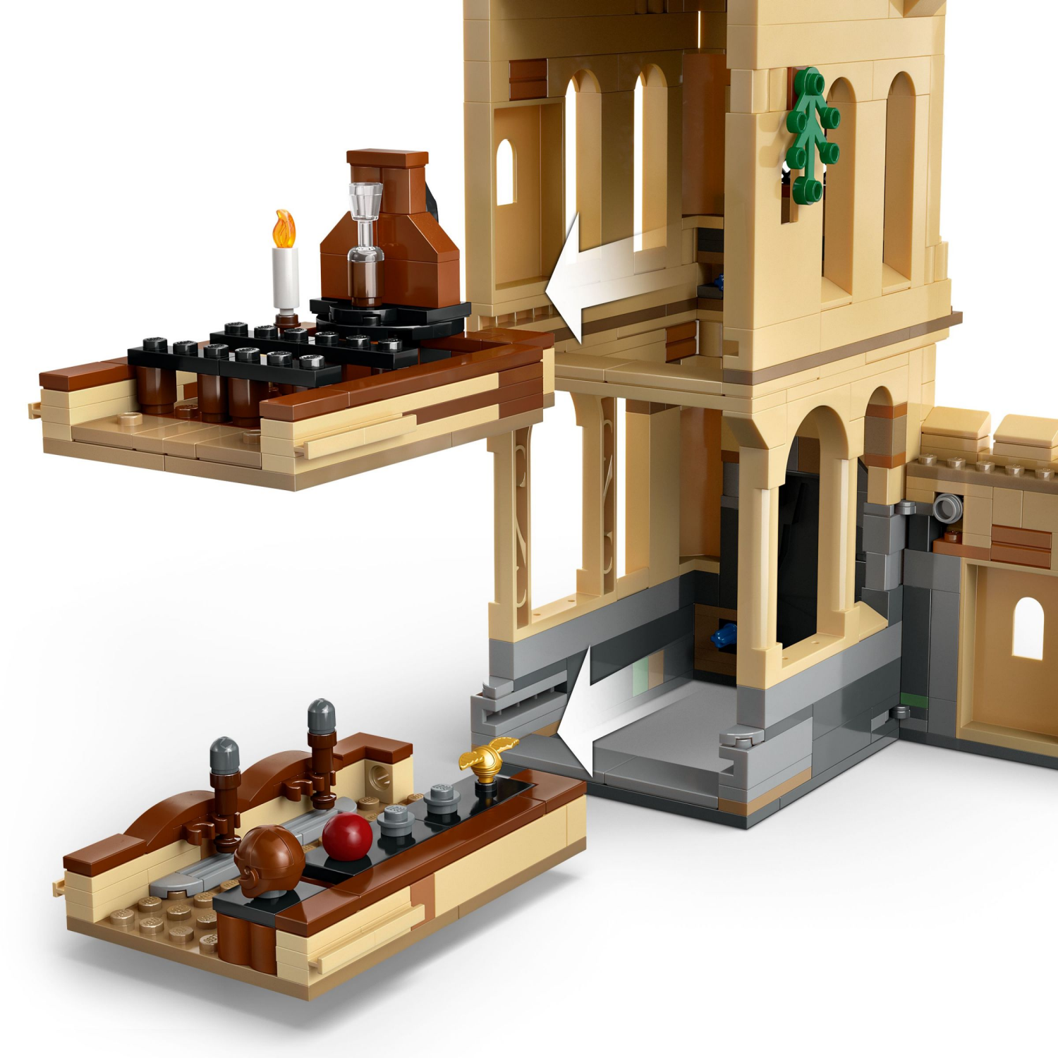 slide 3 of 6, LEGO Harry Potter Hogwarts Castle: Flying Lessons Building Toy 76447, 1 ct
