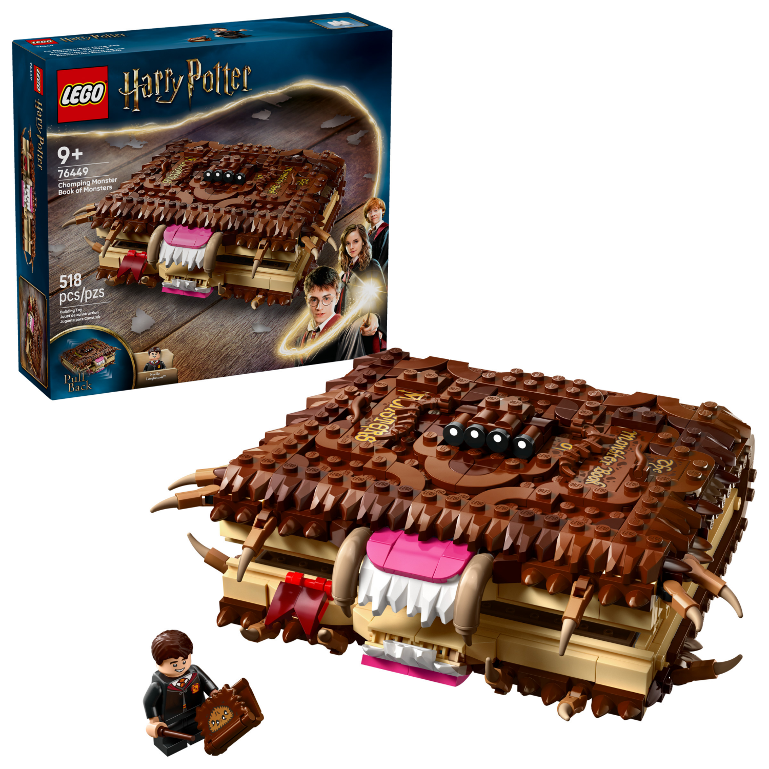 slide 1 of 6, LEGO Harry Potter Chomping Monster Book of Monsters 76449, 1 ct