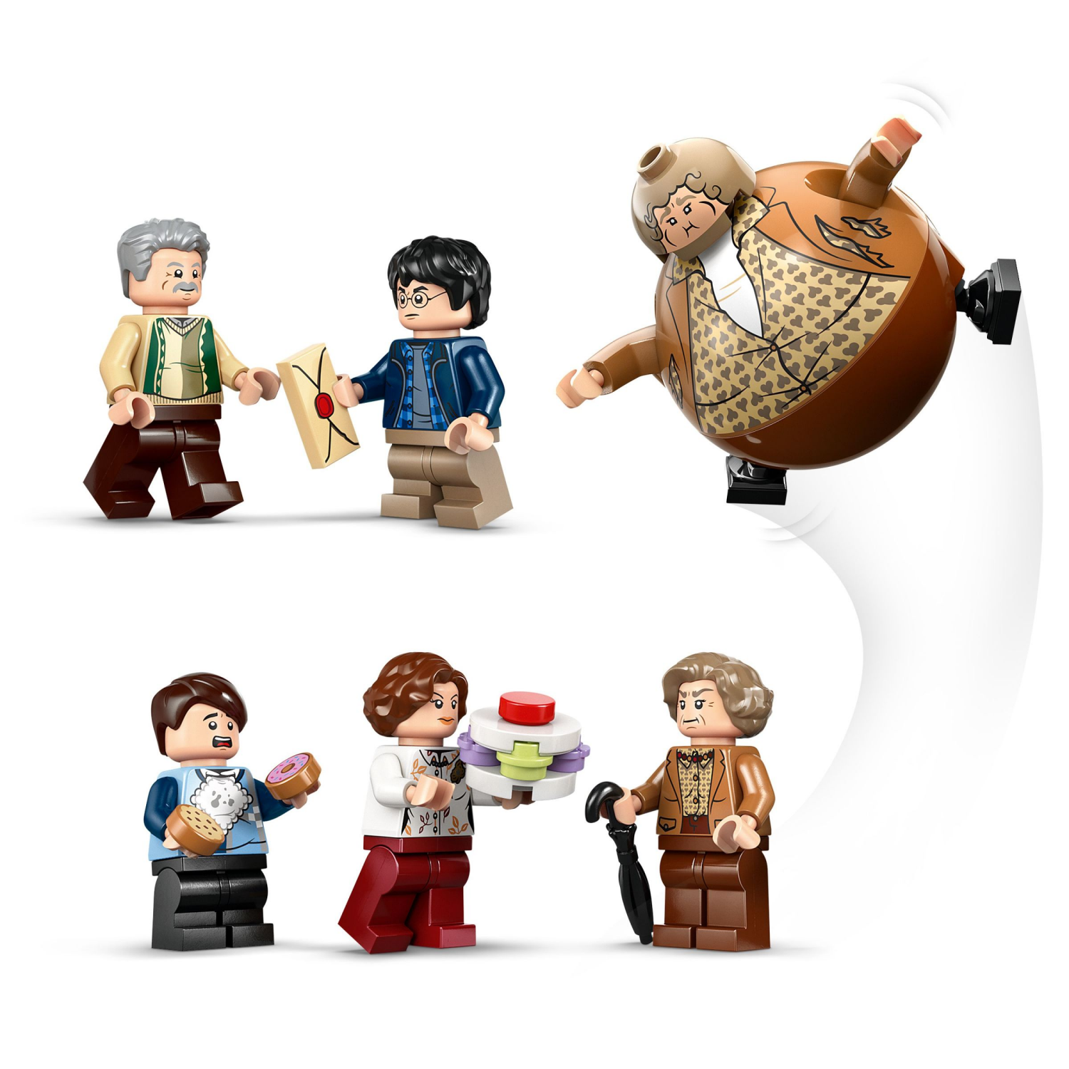 slide 5 of 6, LEGO Harry Potter Privet Drive: Aunt Marges Visit 76451, 1 ct