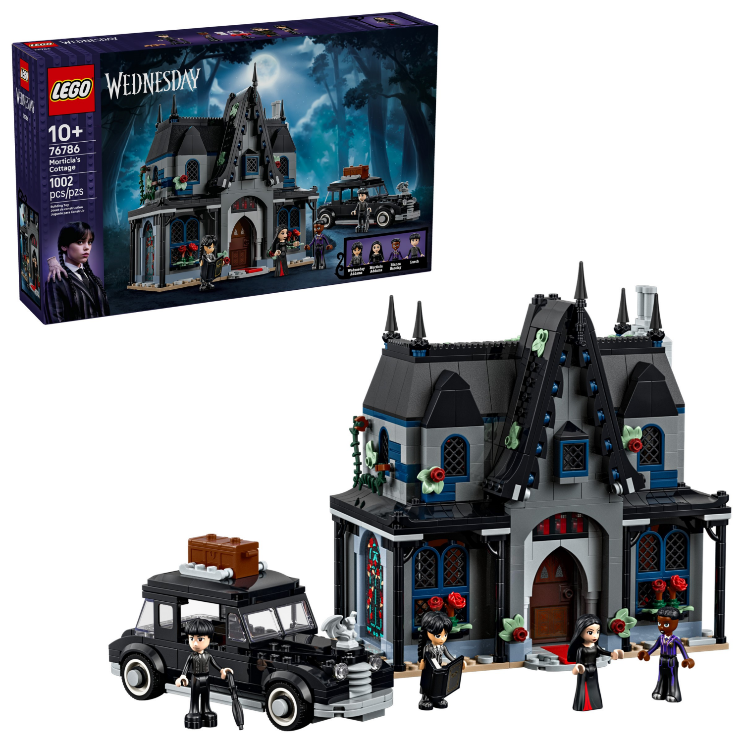 slide 1 of 6, LEGO Wednesday Morticia's Cottage 76786, 1 ct