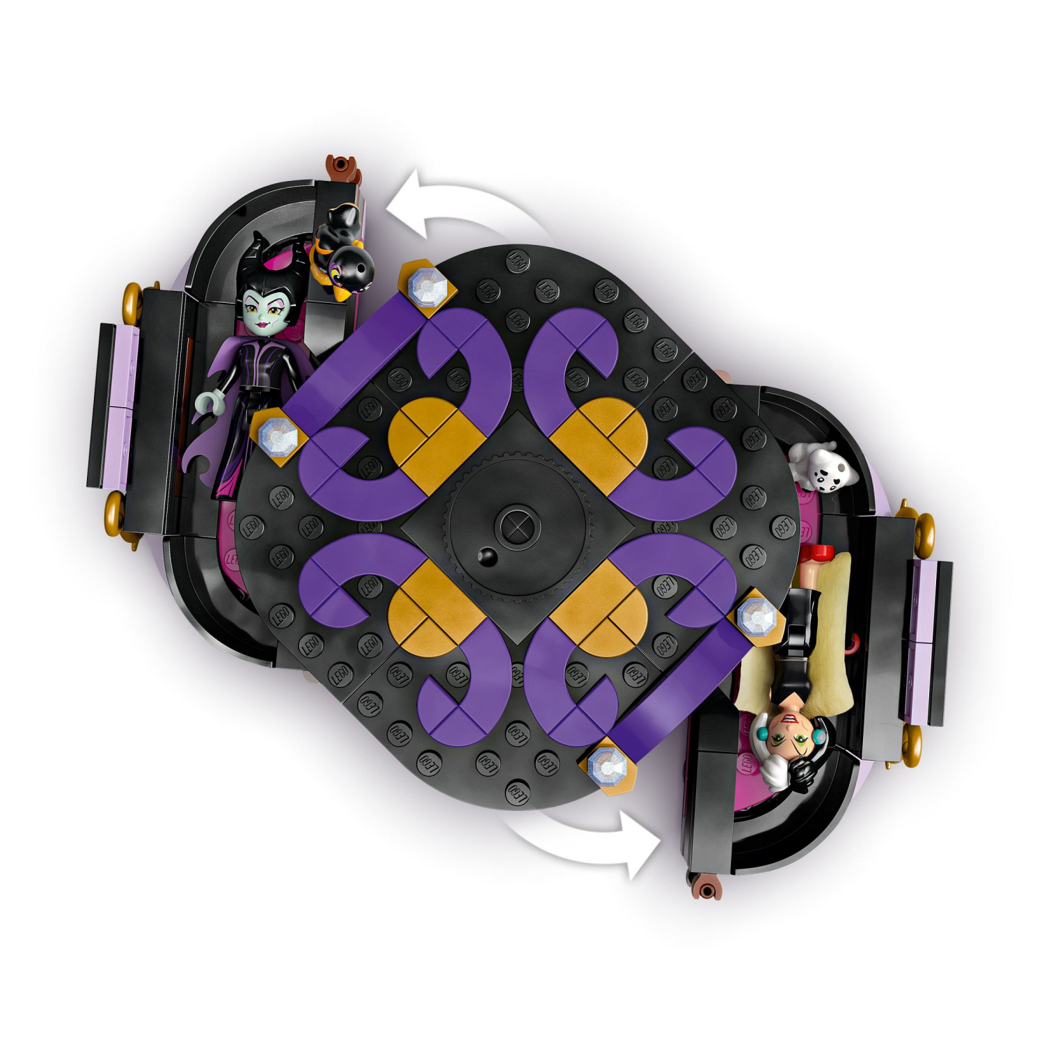 slide 4 of 6, LEGO Disney Villains Maleficents and Cruella De Vils Dresses 43262, 1 ct