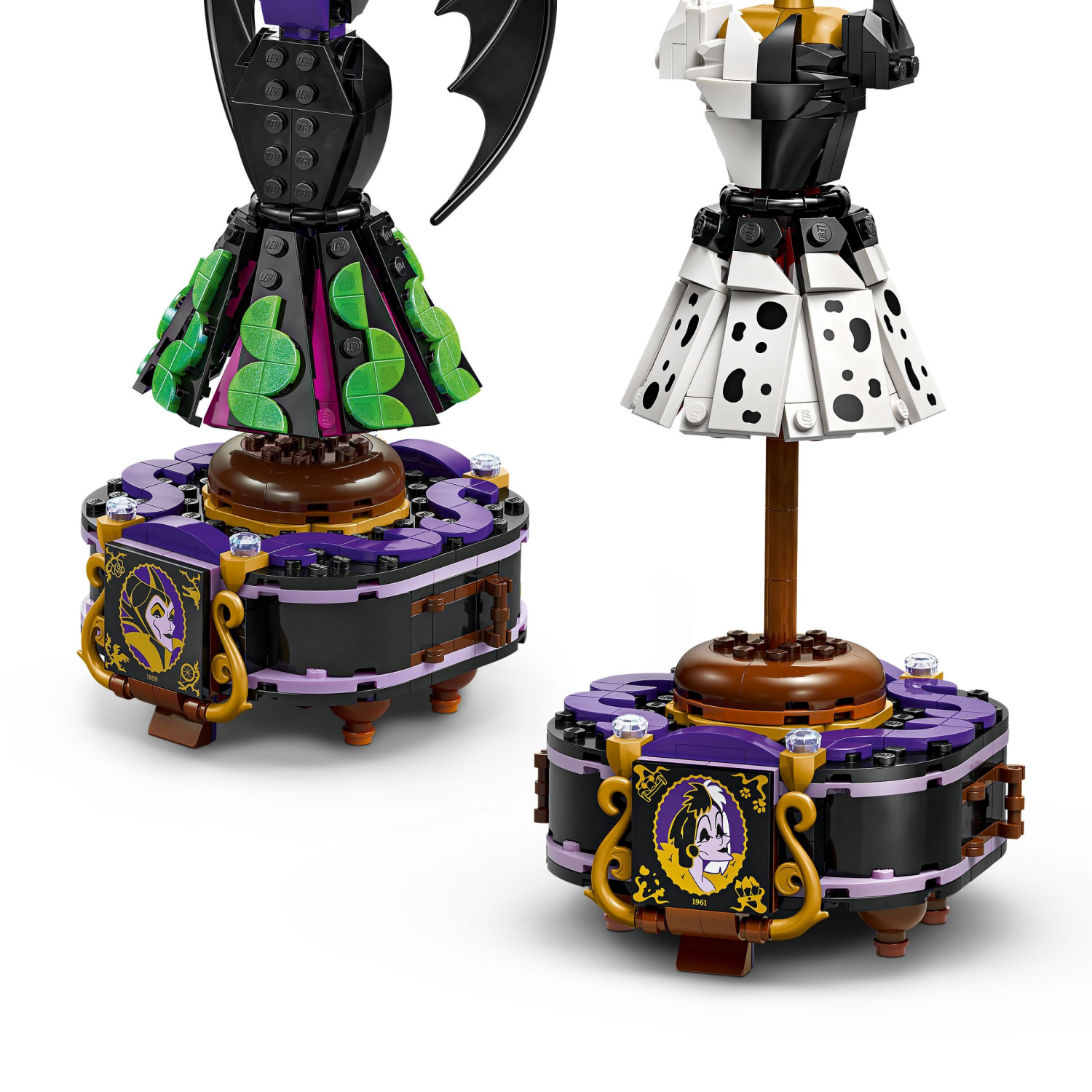 slide 5 of 6, LEGO Disney Villains Maleficents and Cruella De Vils Dresses 43262, 1 ct