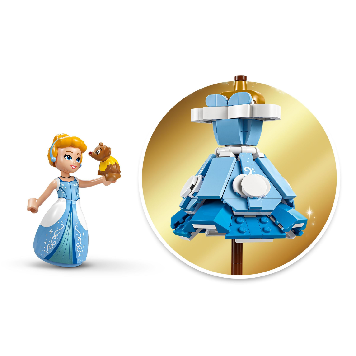 slide 3 of 6, LEGO Disney Princess Cinderellas Dress Toy 43266, 1 ct