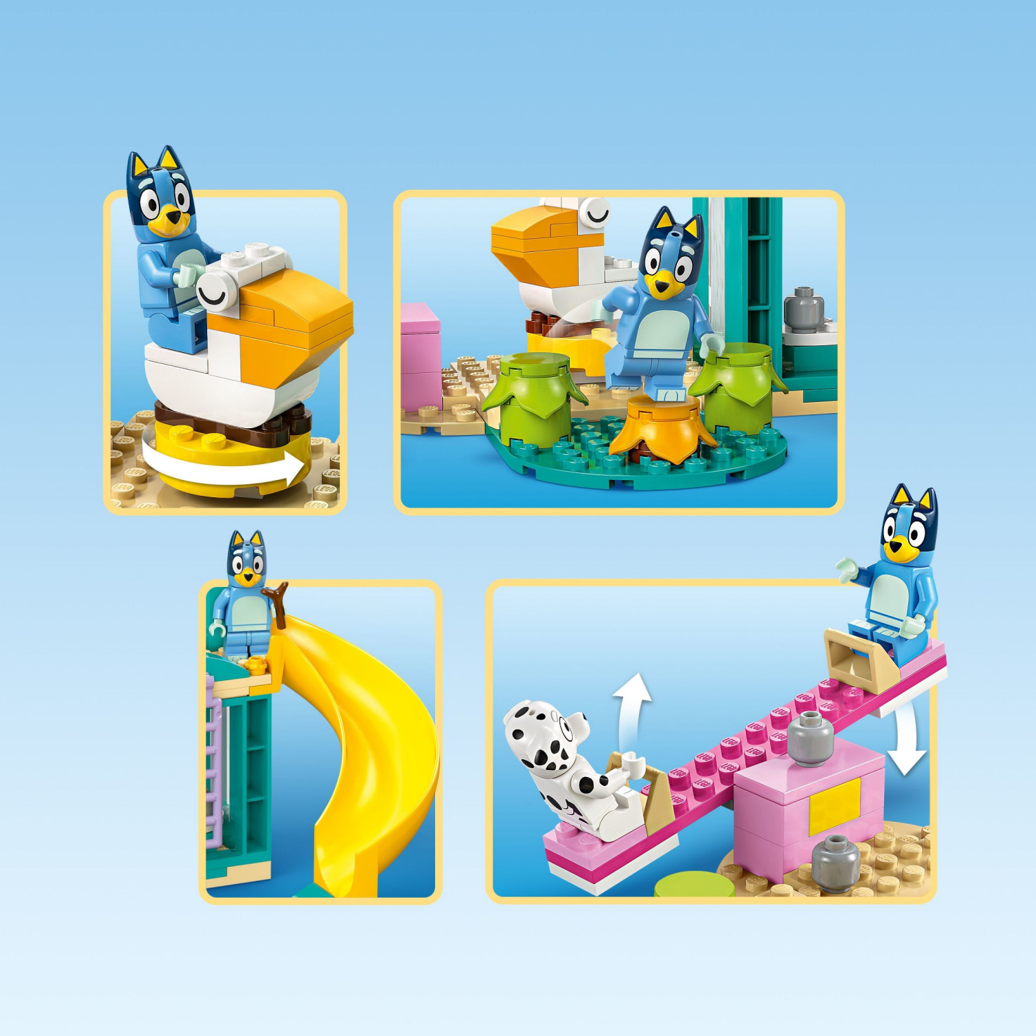 slide 5 of 6, LEGO Bluey Playground Fun with Bluey and Chloe 11201, 1 ct