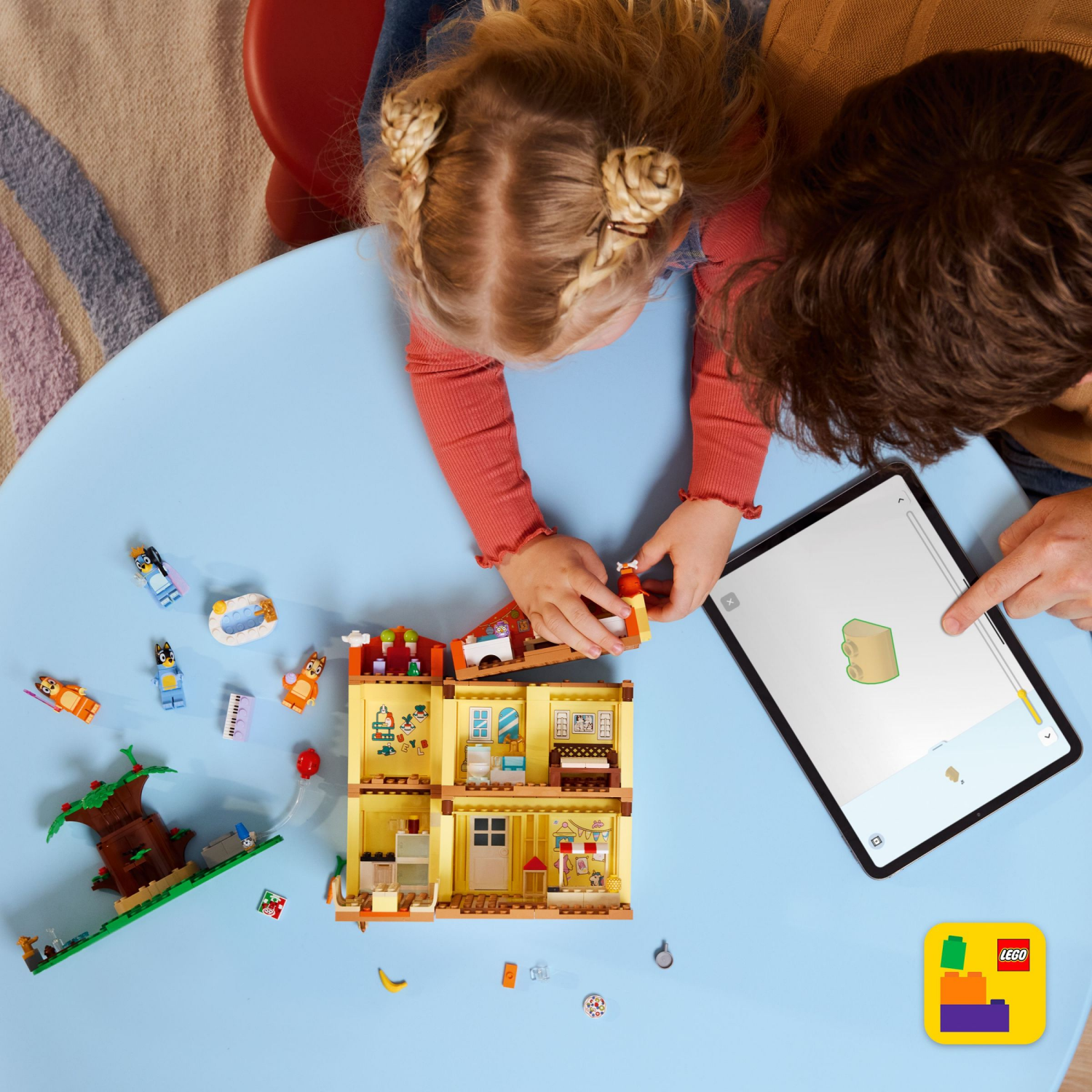 slide 4 of 6, LEGO Bluey: Blueys Family House Playset 11203, 1 ct