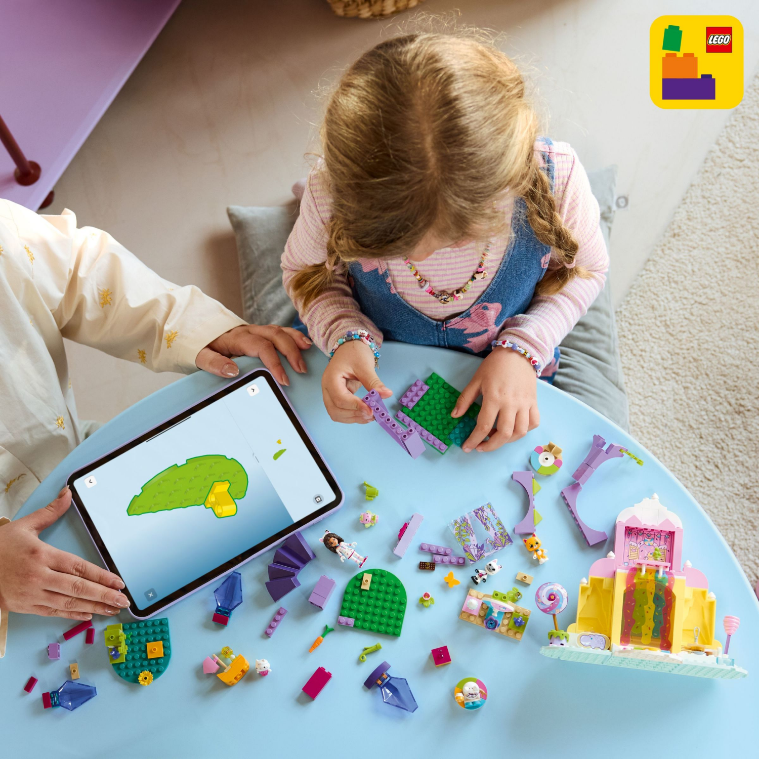 slide 4 of 6, LEGO Gabbys Dollhouse Sweet Treat Mountain & Kitty Garden 11205, 1 ct