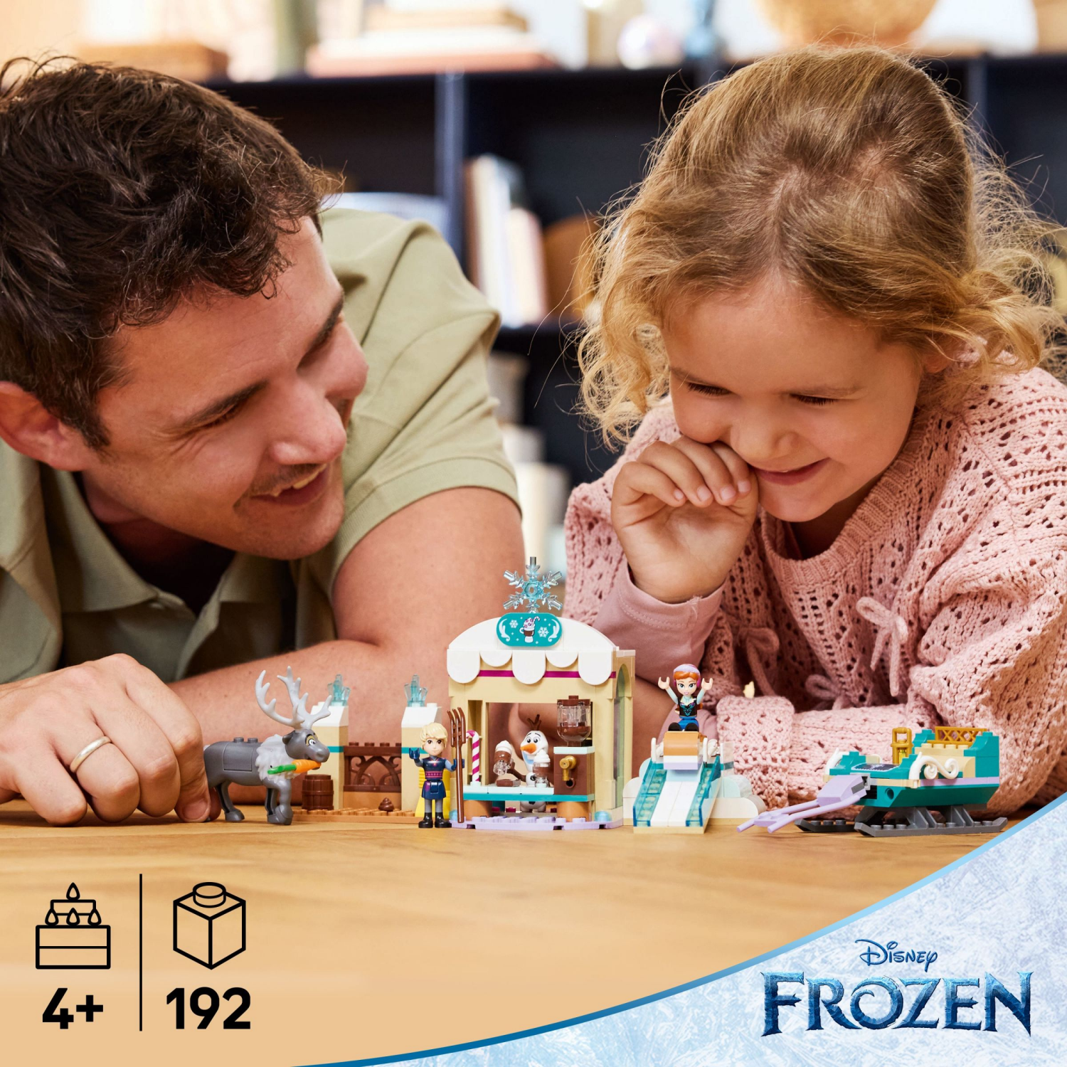 slide 2 of 6, LEGO Disney Frozen Anna's Sleigh Adventure Building Toy Set 43256, 1 ct