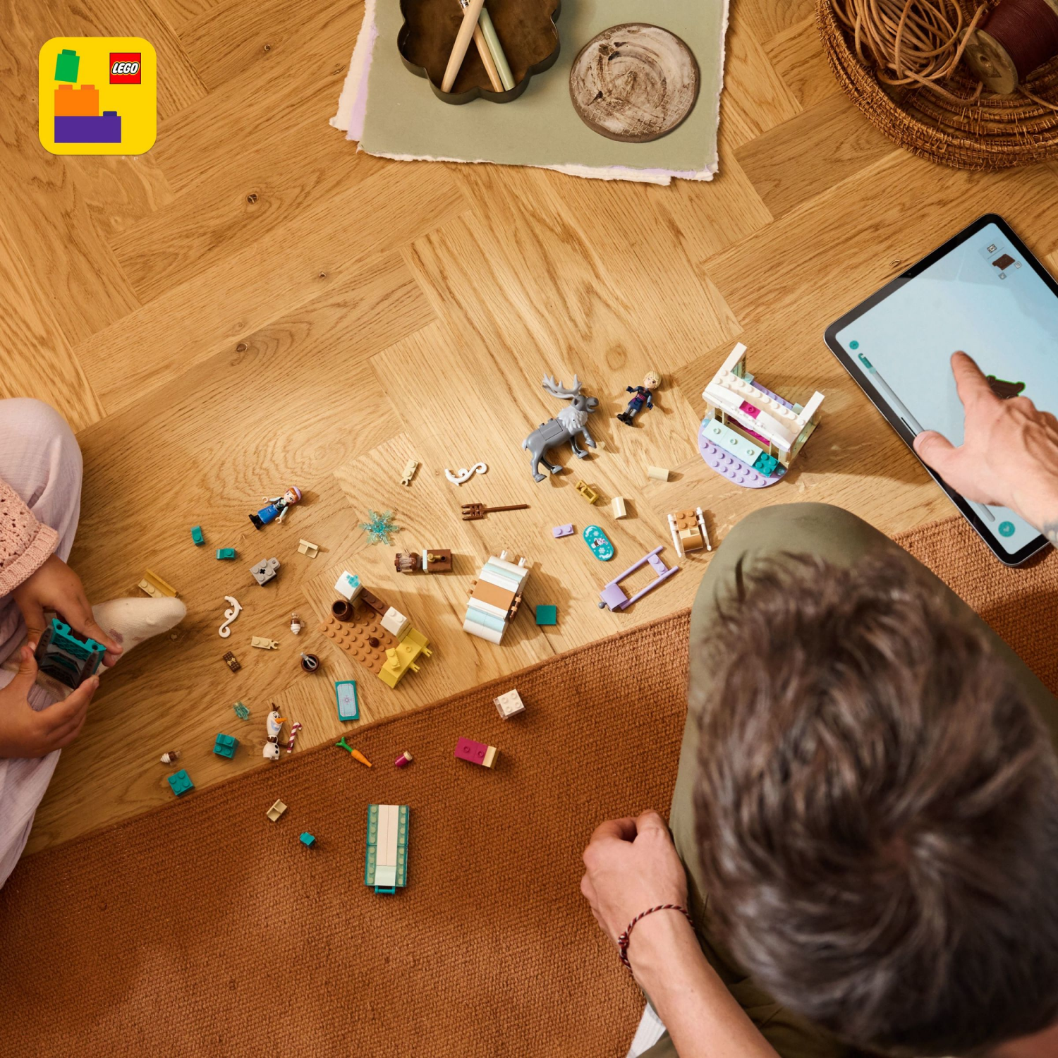 slide 4 of 6, LEGO Disney Frozen Anna's Sleigh Adventure Building Toy Set 43256, 1 ct