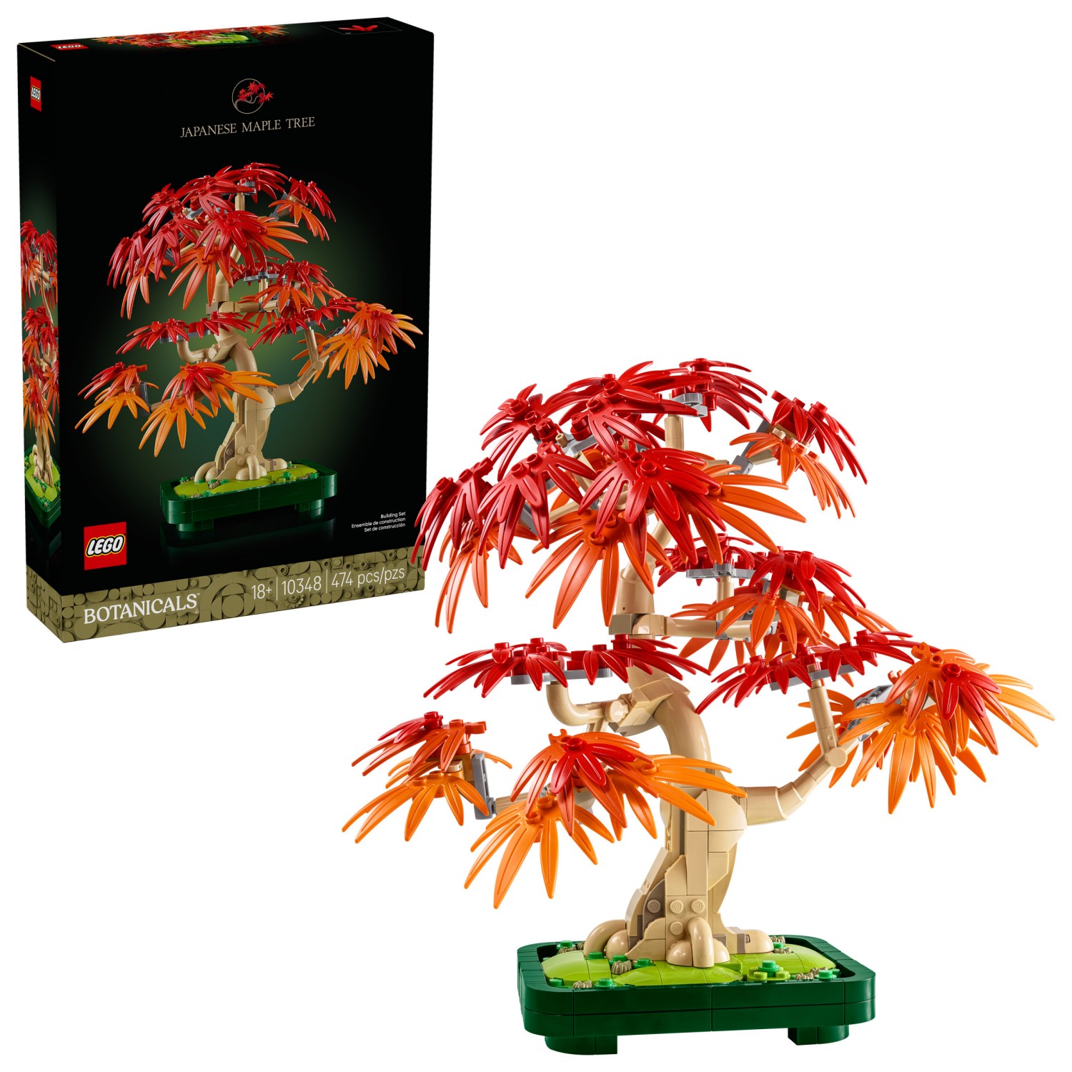 slide 1 of 6, LEGO Botanicals Japanese Red Maple Bonsai Tree 10348, 1 ct