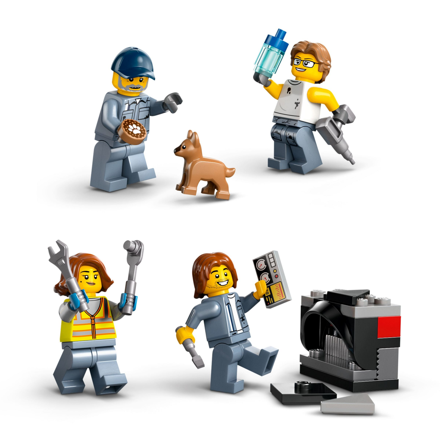 slide 6 of 6, LEGO City Scrapyard with Cars Building Toy 60472, 1 ct