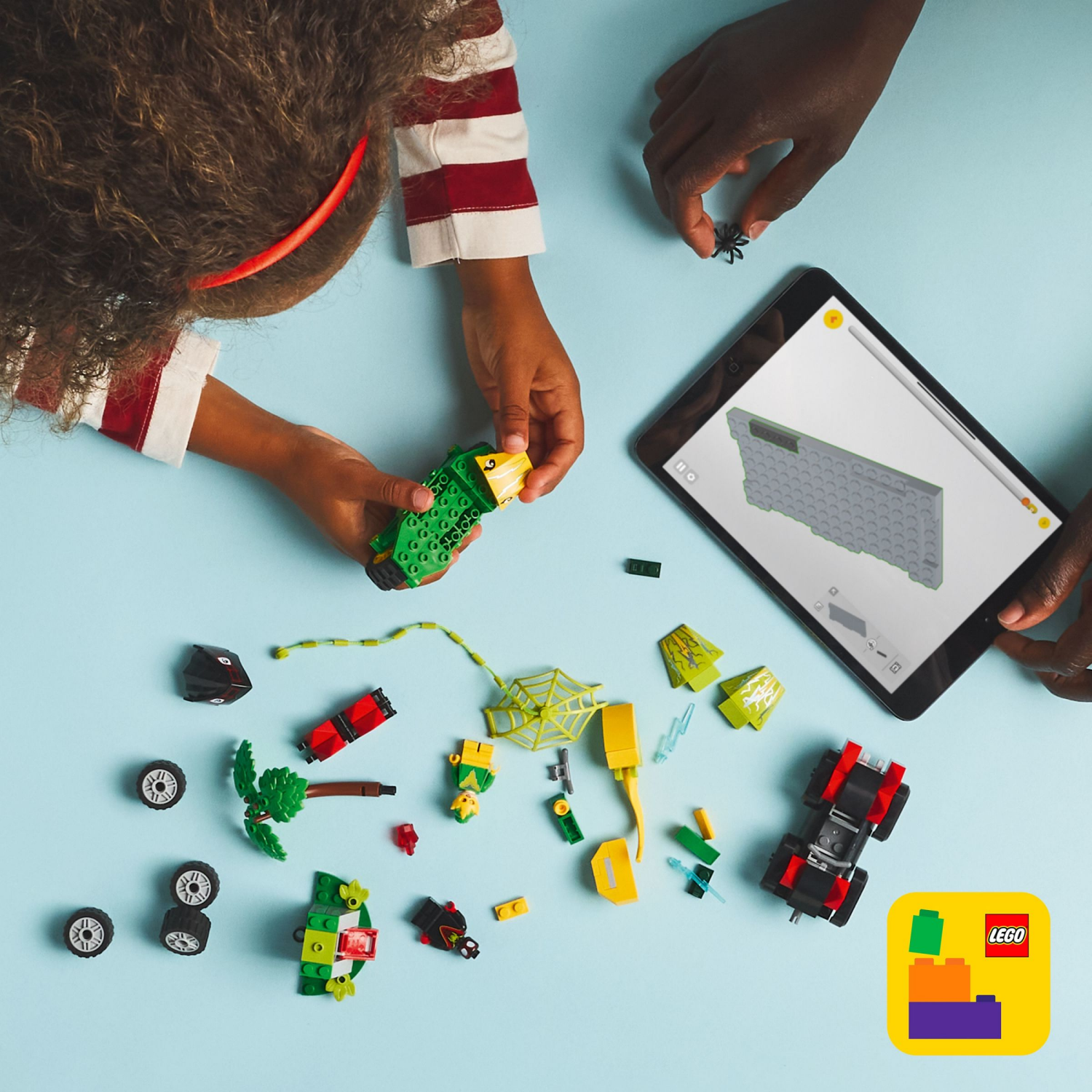 slide 6 of 6, LEGO Marvel Spidey And His Amazing Friends Spin and Electro Dinosaur Vehicle Chase Building Toy 11198, 1 ct