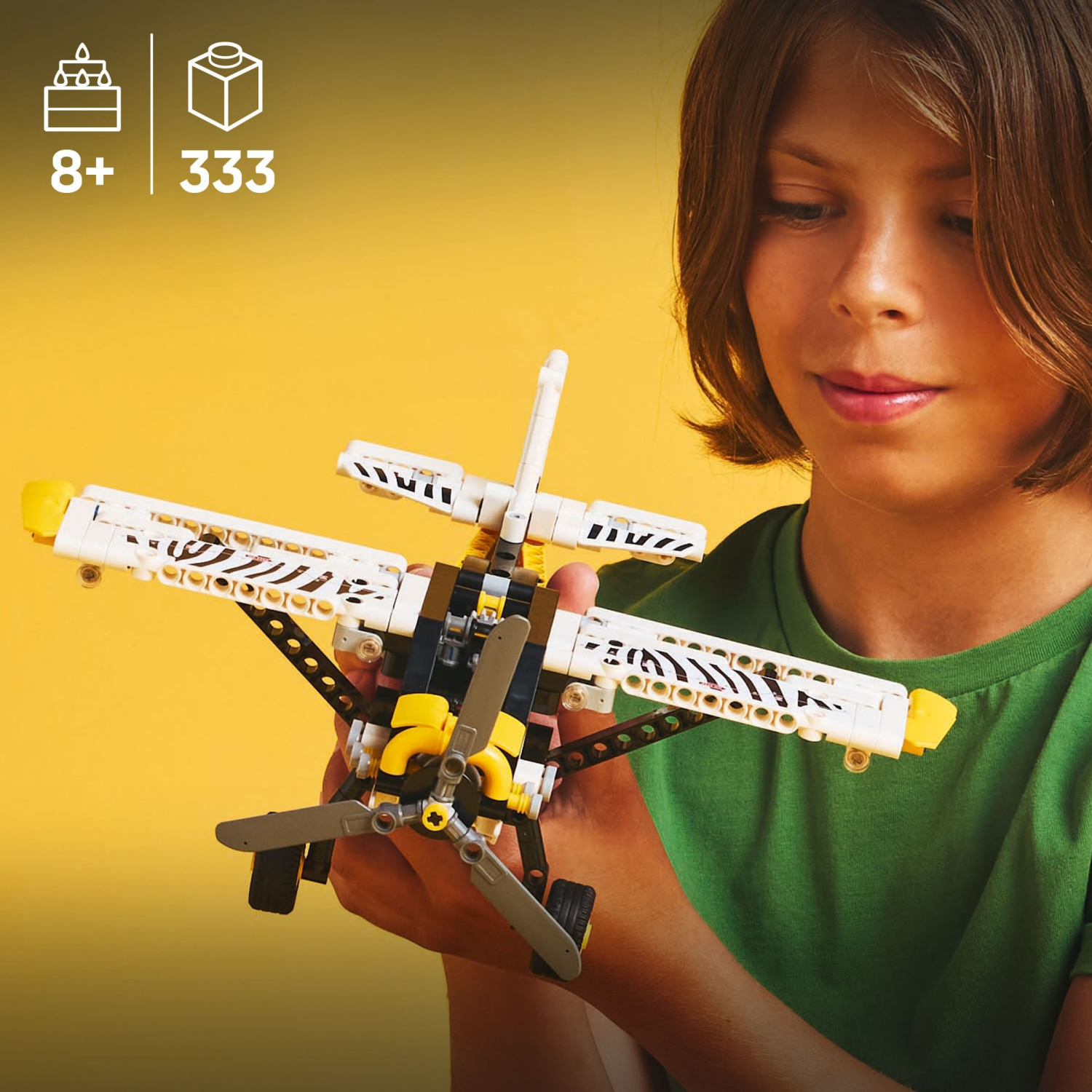 slide 2 of 6, LEGO Technic Bush Plane Building Toy 42198, 1 ct