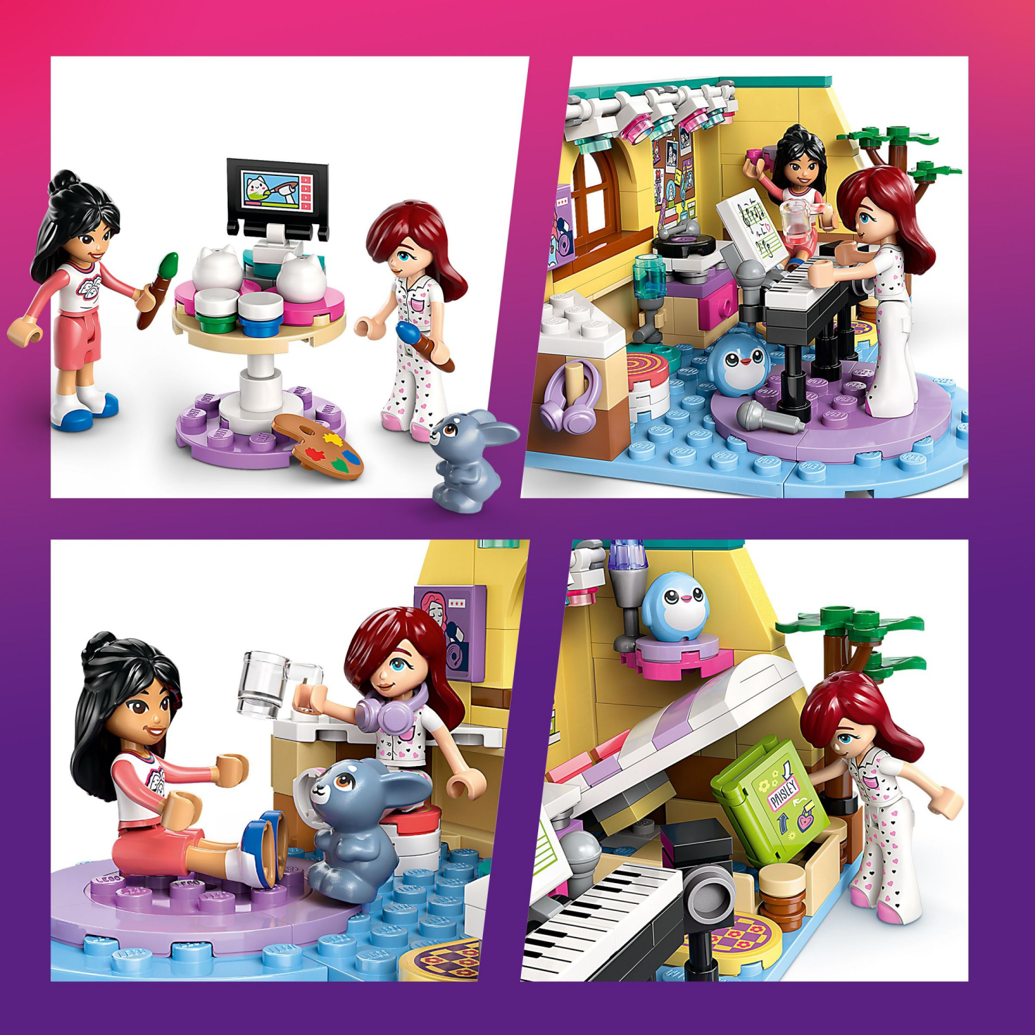 slide 5 of 6, LEGO Friends Paisley's Room Building Toy 42647, 1 ct