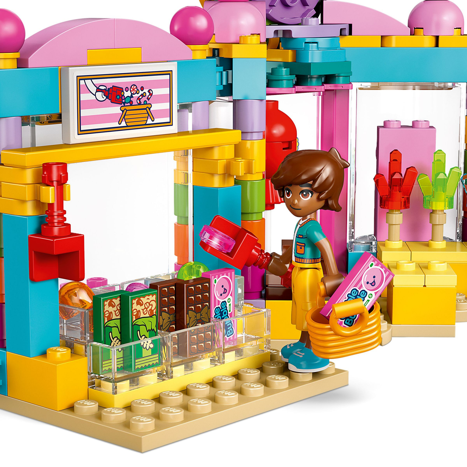 slide 3 of 6, LEGO Friends Heartlake City Candy Store Building Toy 42649, 1 ct